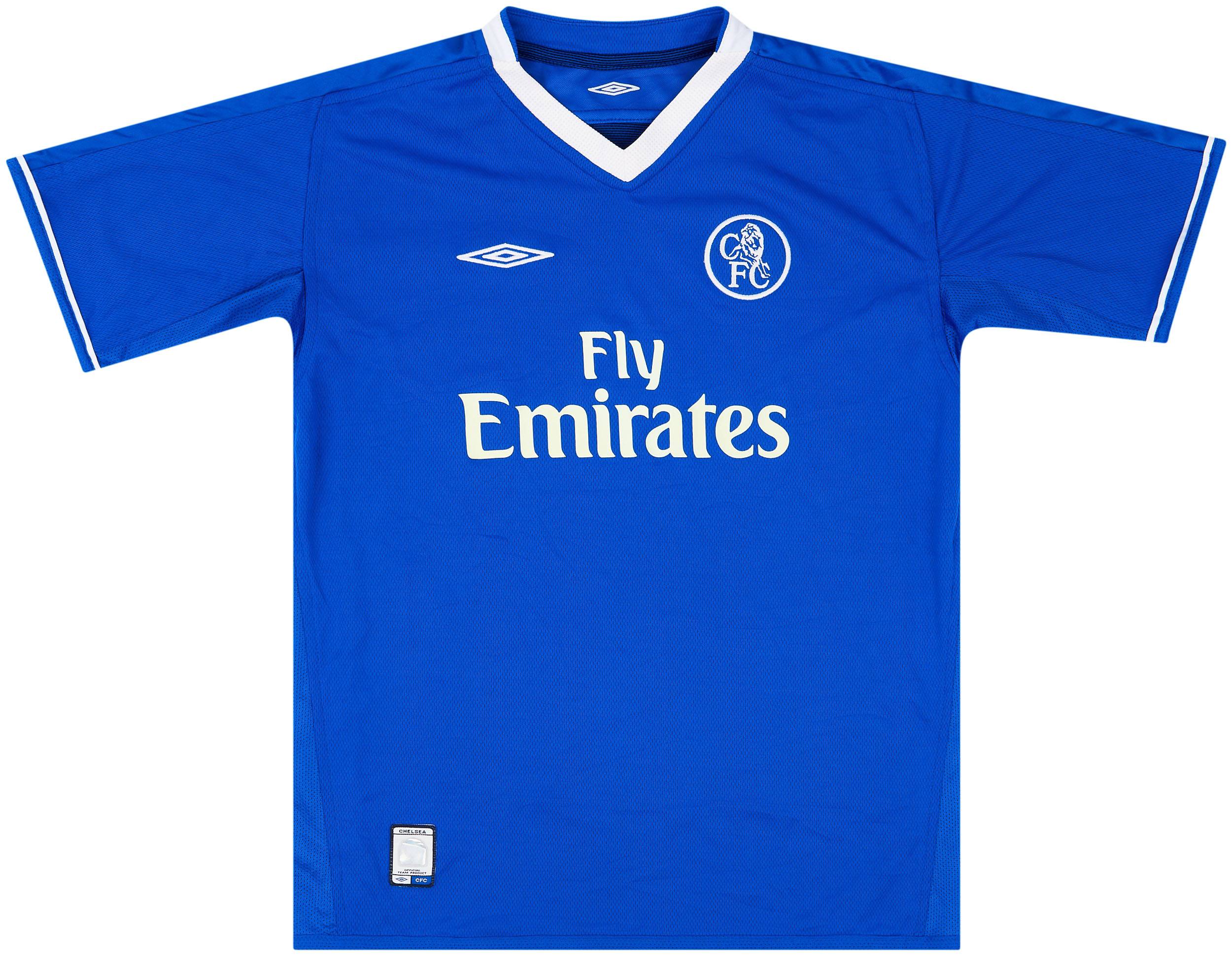 2003 05 Chelsea Home Shirt Very Good 6 10 L.Boys