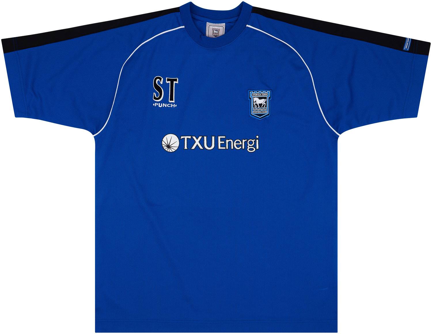 2001-03 Ipswich Staff Issue Punch Training Shirt 'ST' - 8/10 - (XL)