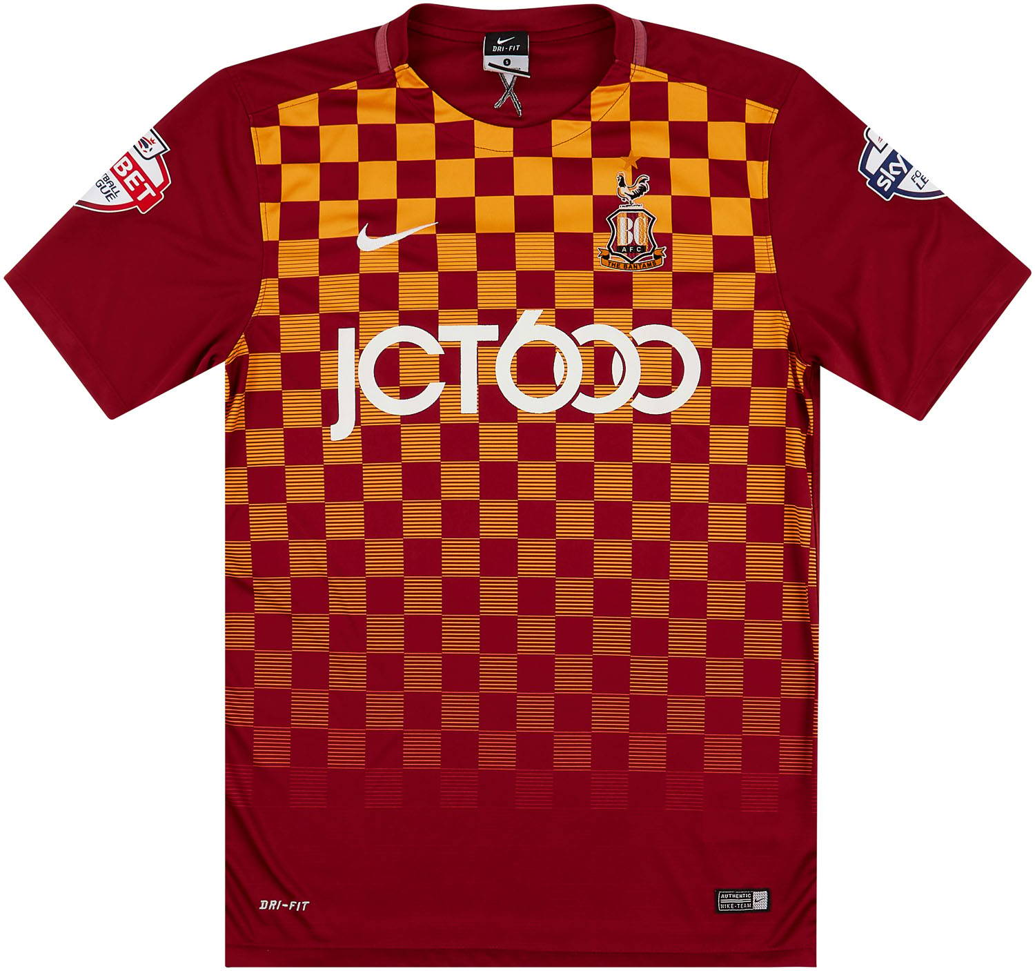 2015-16 Bradford City Home Shirt - 7/10 - (S)