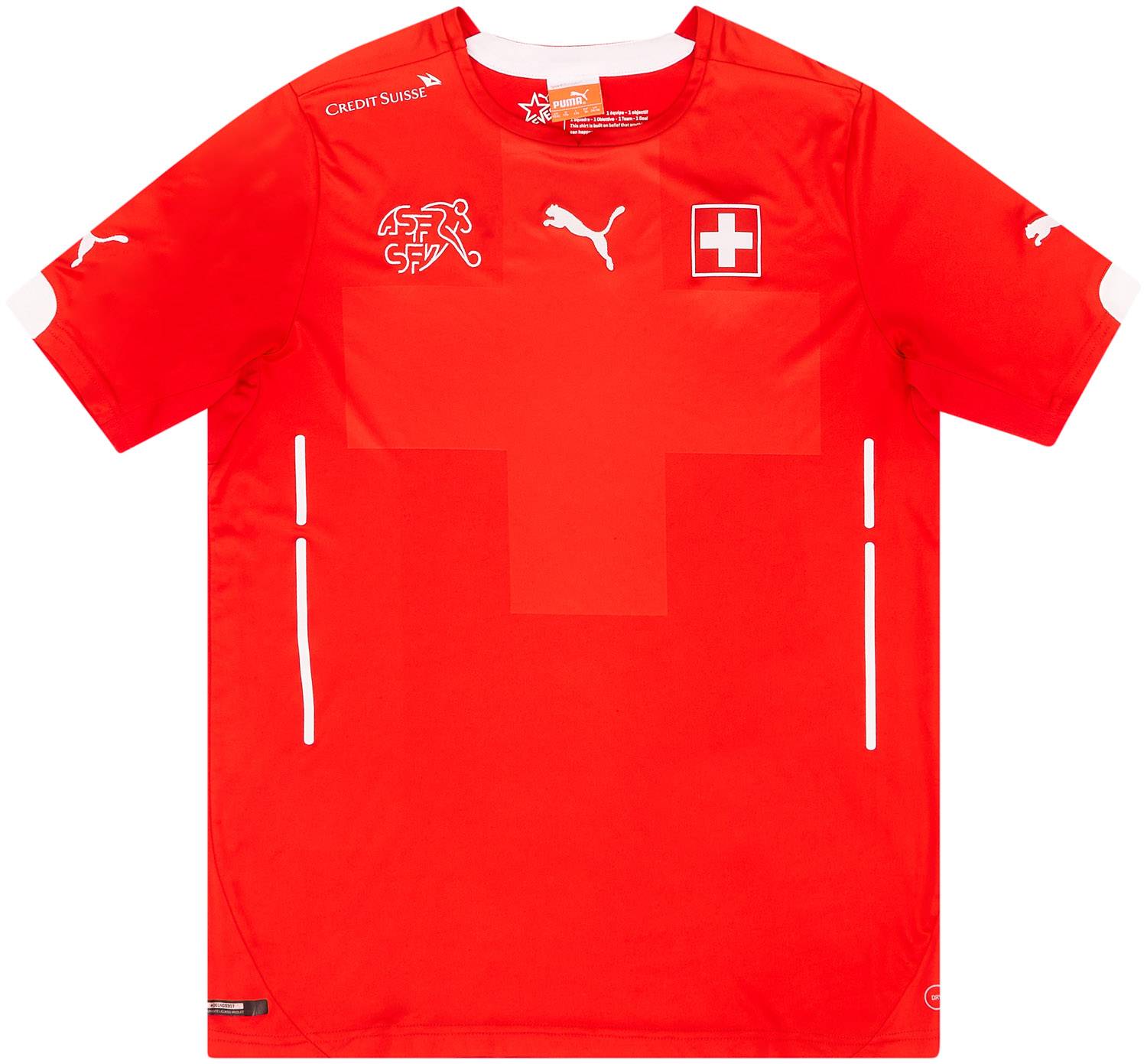 2014-15 Switzerland Player Issue Home Shirt (PRO Fit) - 9/10 - (XL.Boys)