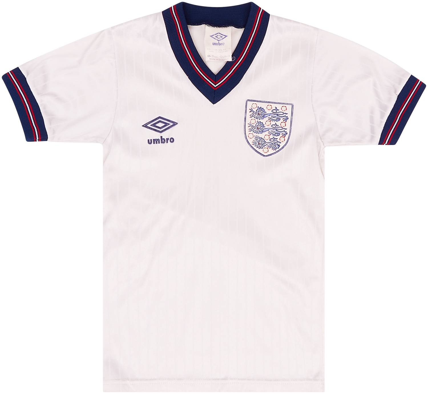 1986-88 England Home Shirt - 7/10 - (XS.Boys)