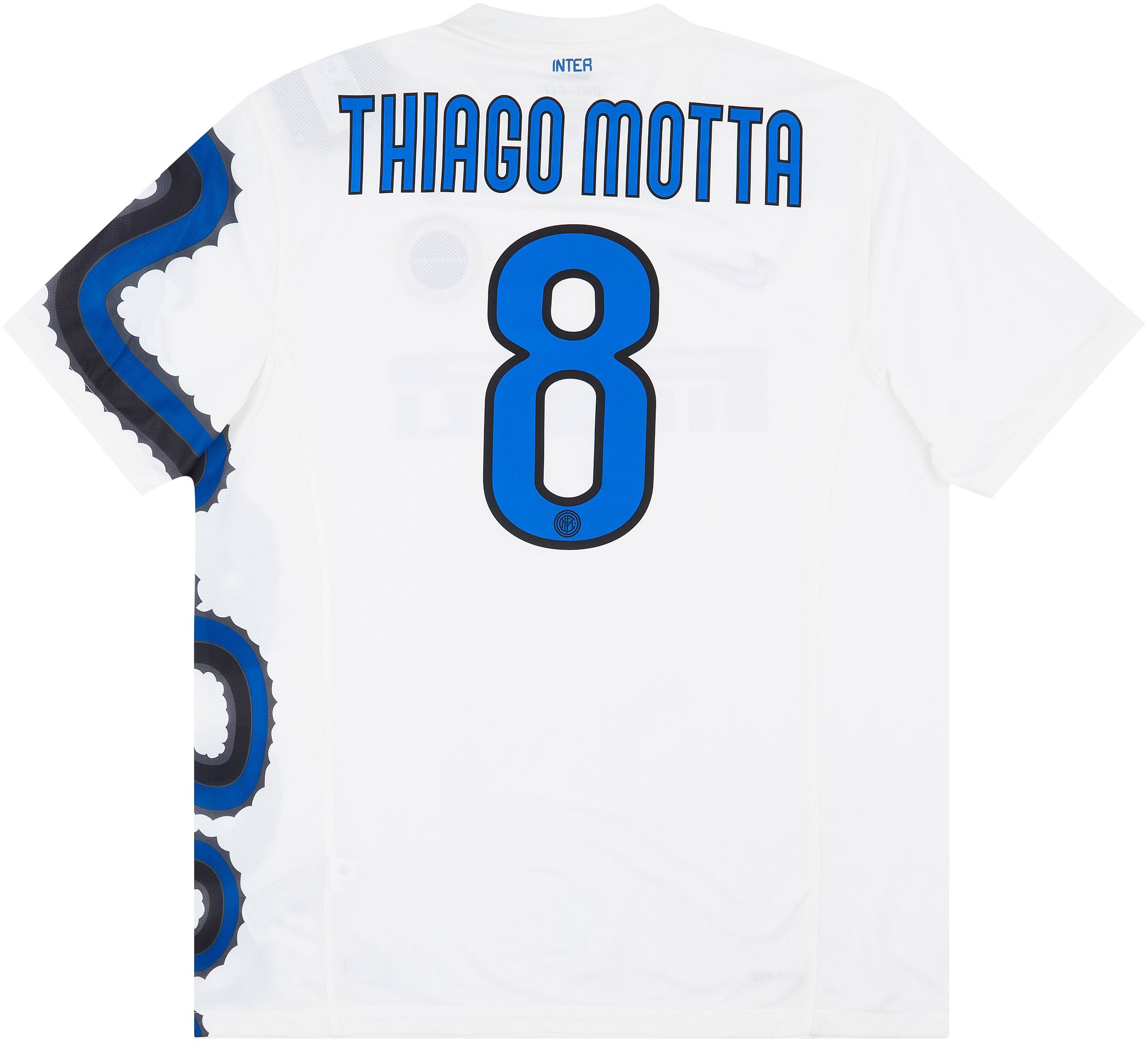 2010-11 Inter Milan Away Shirt Thiago Motta #8 (XL)