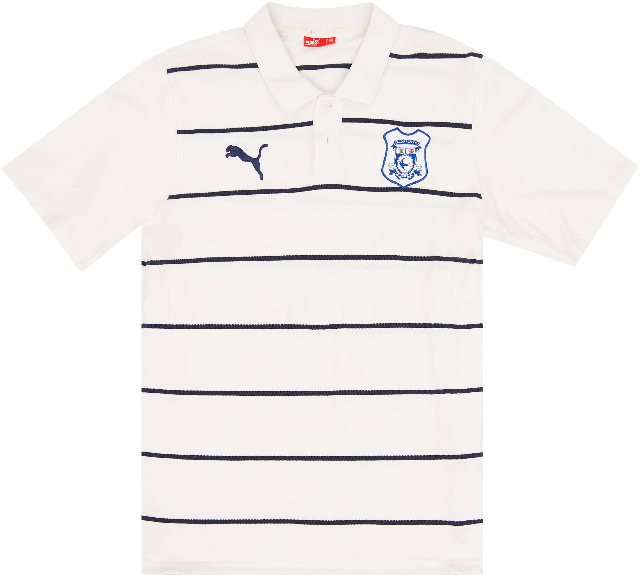 2010s Cardiff City Puma Polo Shirt - 8/10 - (M)