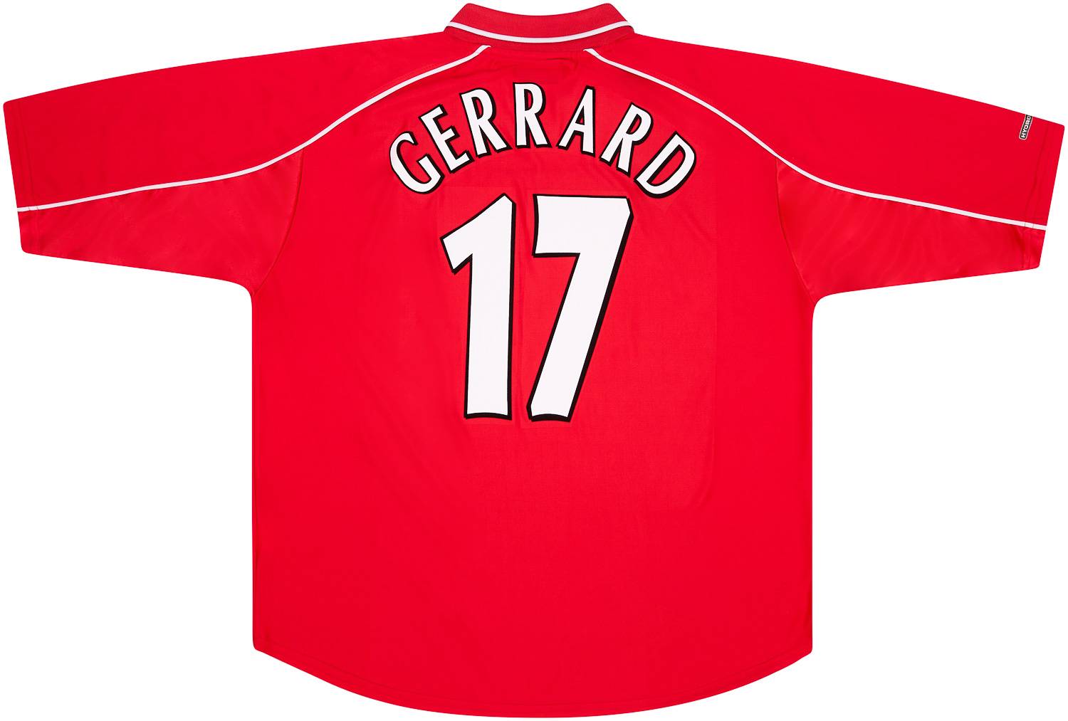 2000-02 Liverpool Home Shirt Gerrard #17 - Excellent 8/10 - (XL)