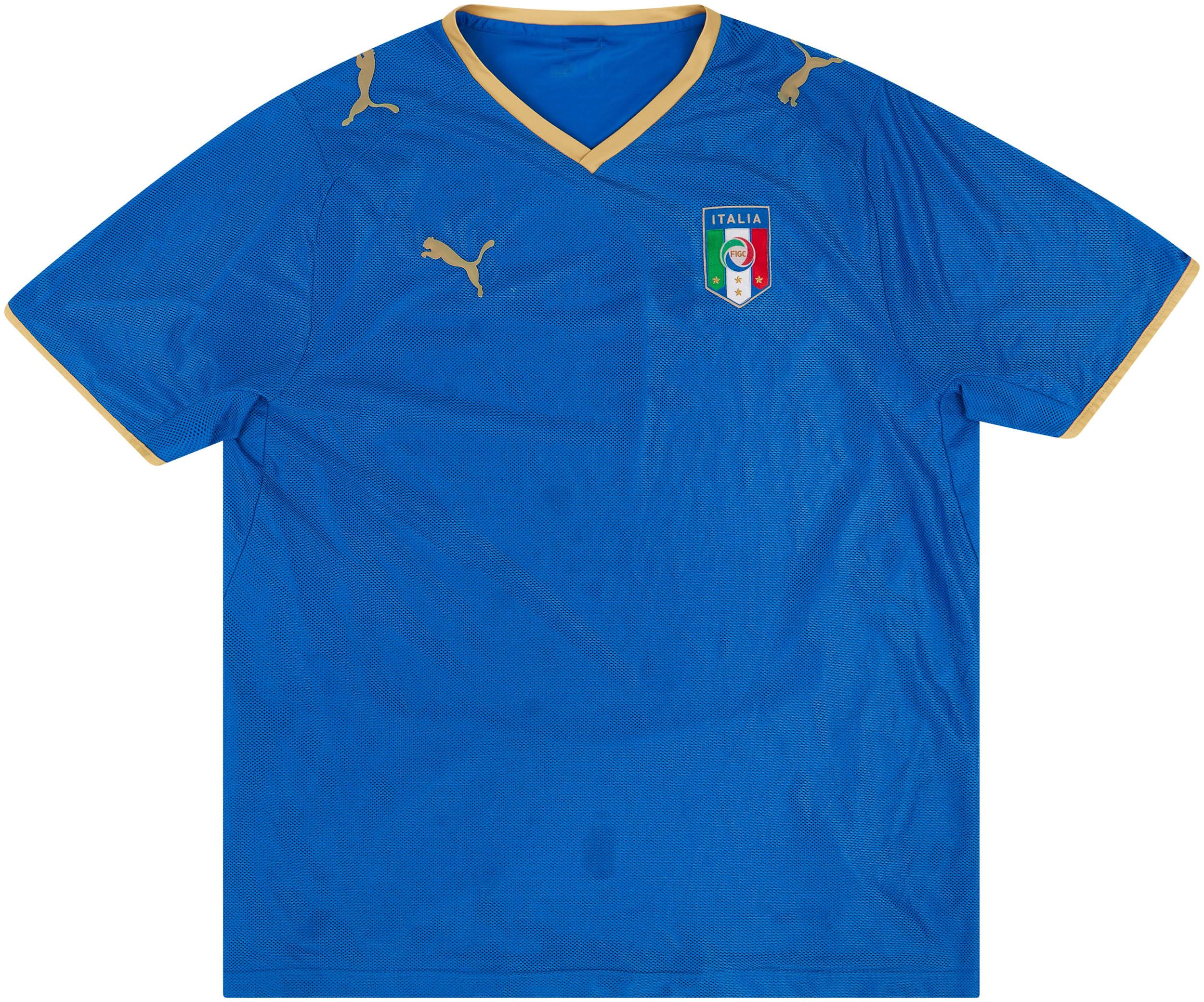 2007-08 Italy Home Shirt - 7/10 - (XL)