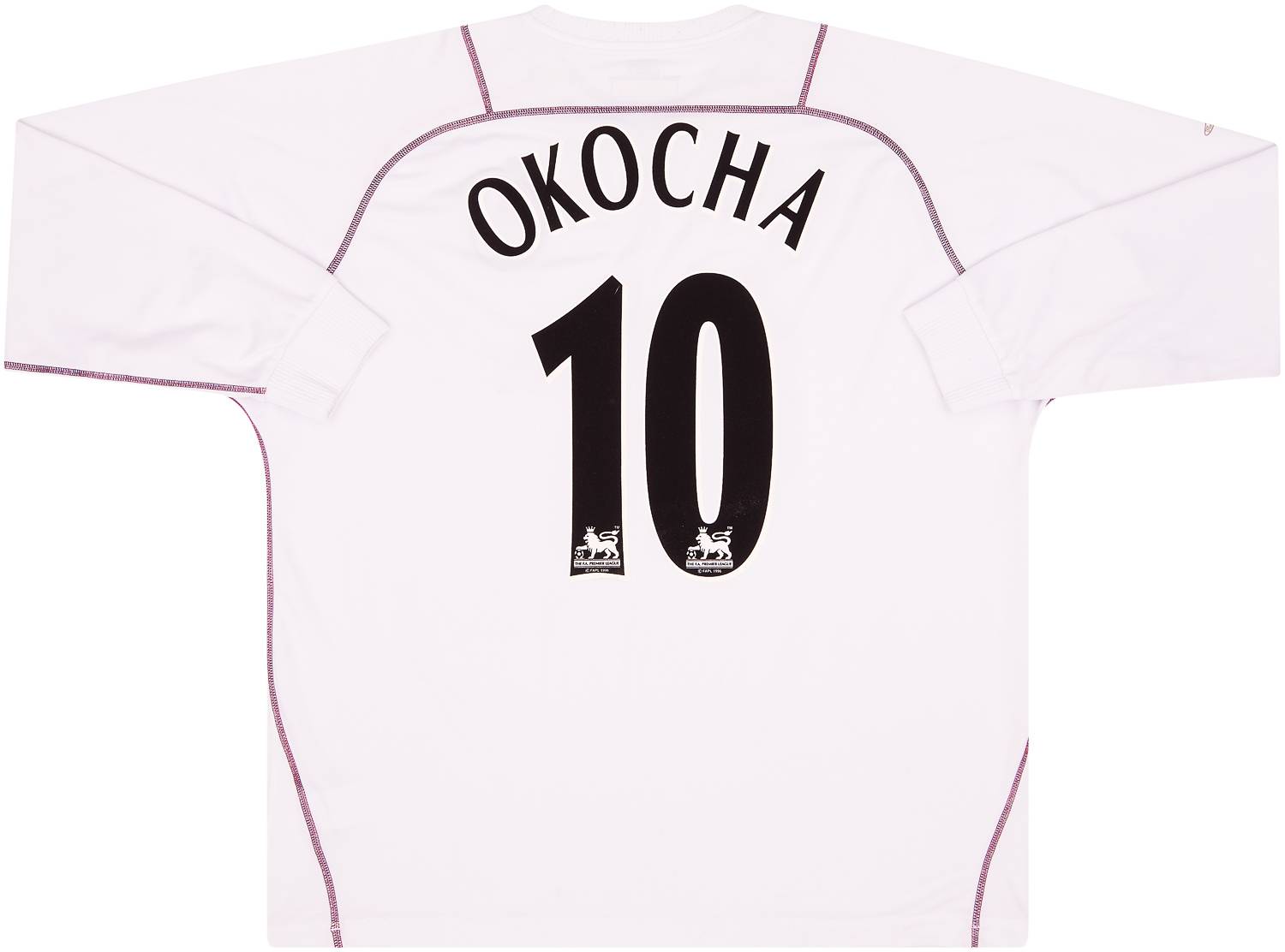 2003-05 Bolton Home L/S Shirt Okocha #10 - Very Good 7/10 - (XL)