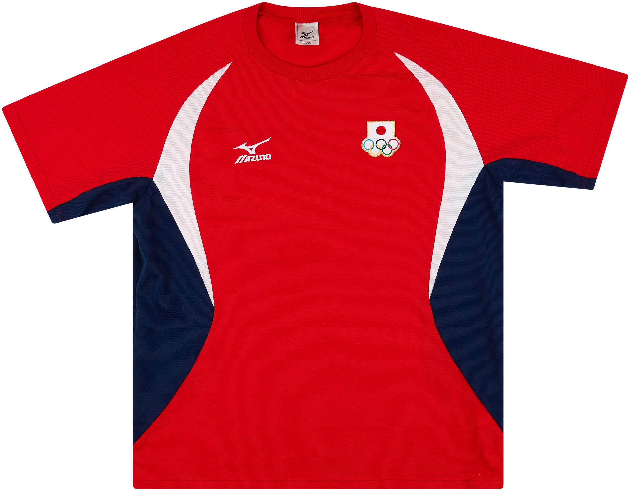 2000s Japan Mizuno Olympics Training Shirt Excellent 9 10 XL