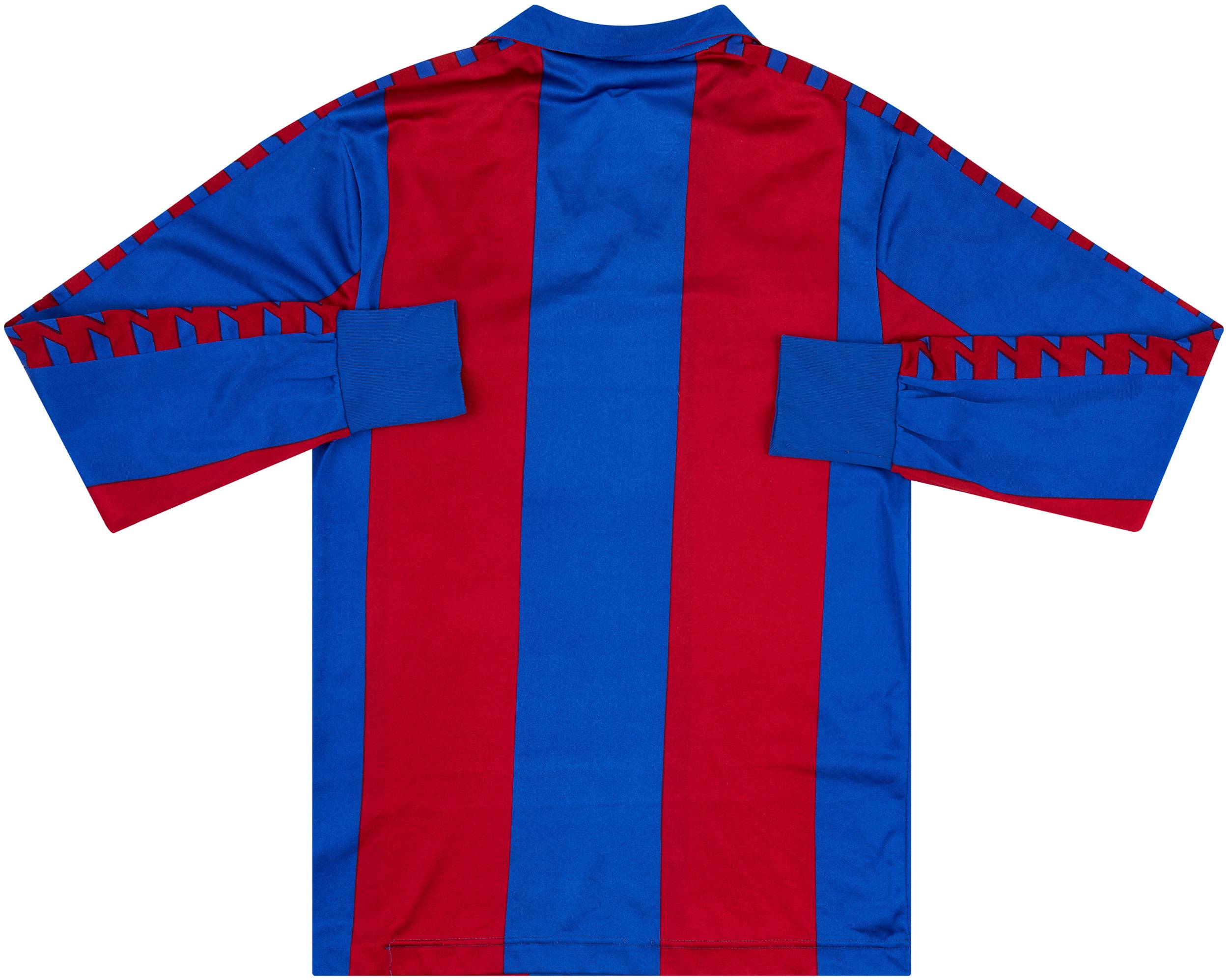 ウェア 80's FC Barcelona Home L/S Jersey 1984-89 Barcelona Home L/S Shirt - 9/10 - (Y)