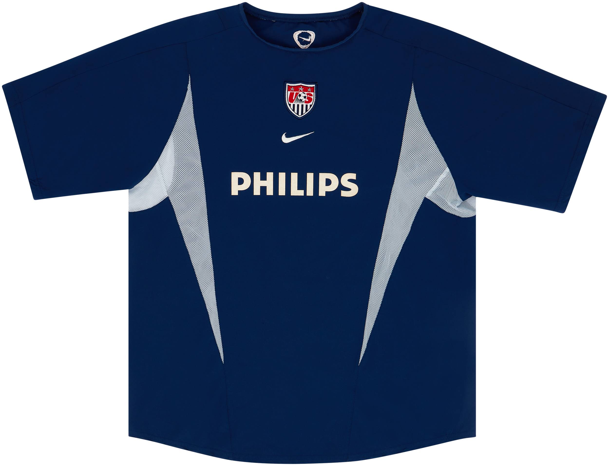 2002 03 USA Player Issue Nike Training Shirt Excellent 8 10 L