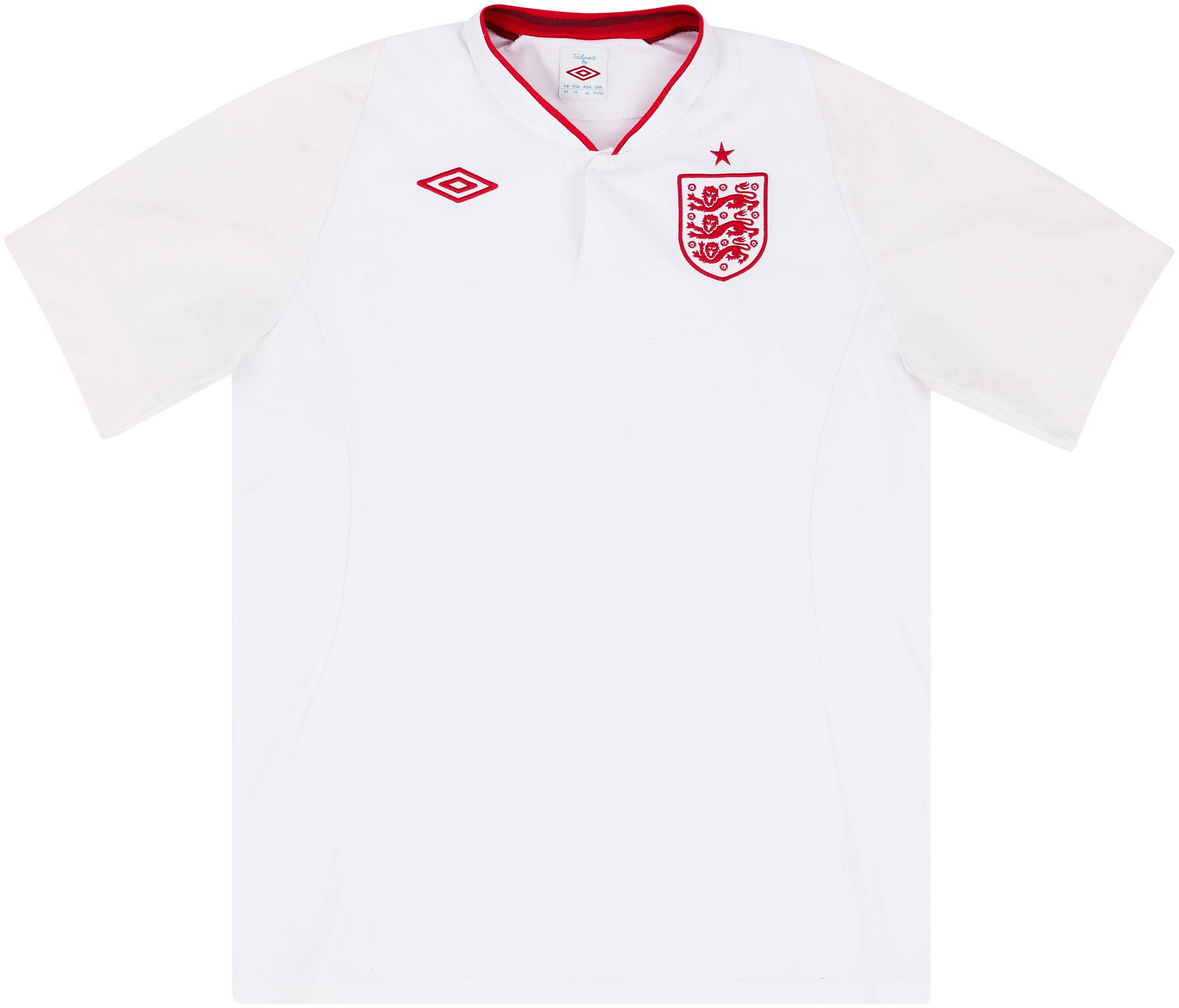 2012-13 England Home Shirt - 8/10 - (L)