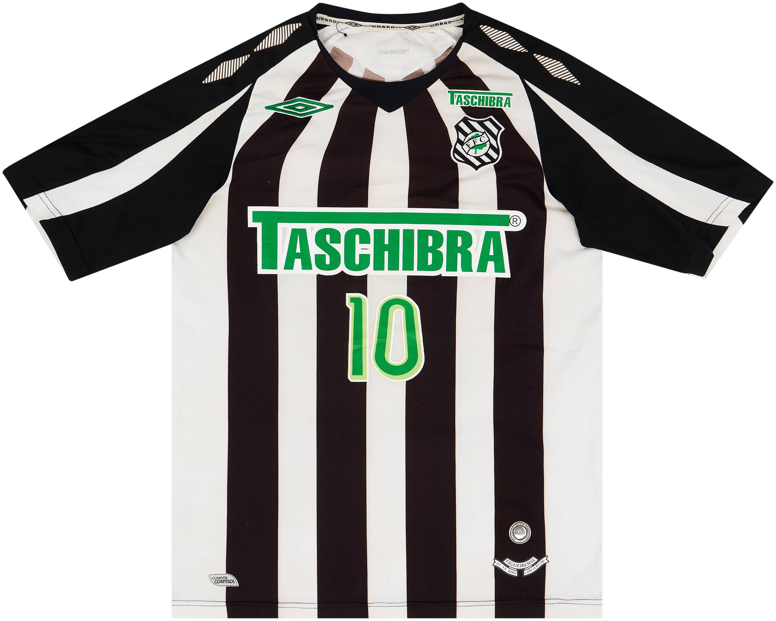 2008 Figueirense Home Shirt #10 - 4/10 - (M)