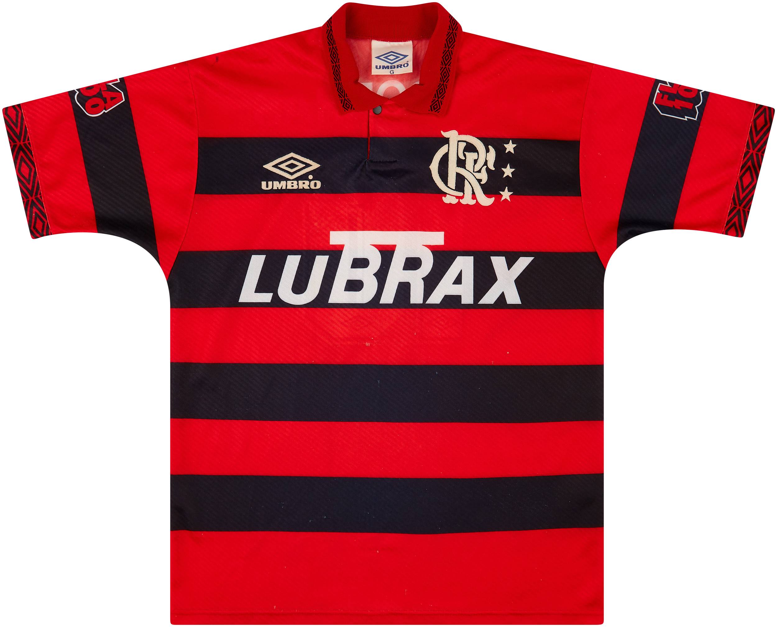 1994-95 Flamengo Centenary Home Shirt #10 - 6/10 - (L)