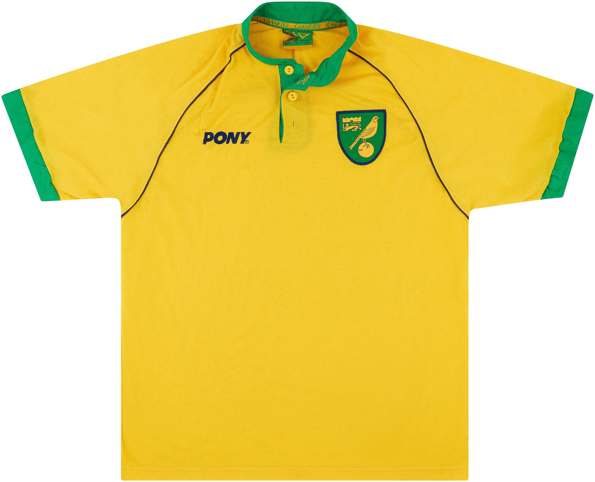 1997-99 Norwich Home Shirt - 7/10 - (XL)