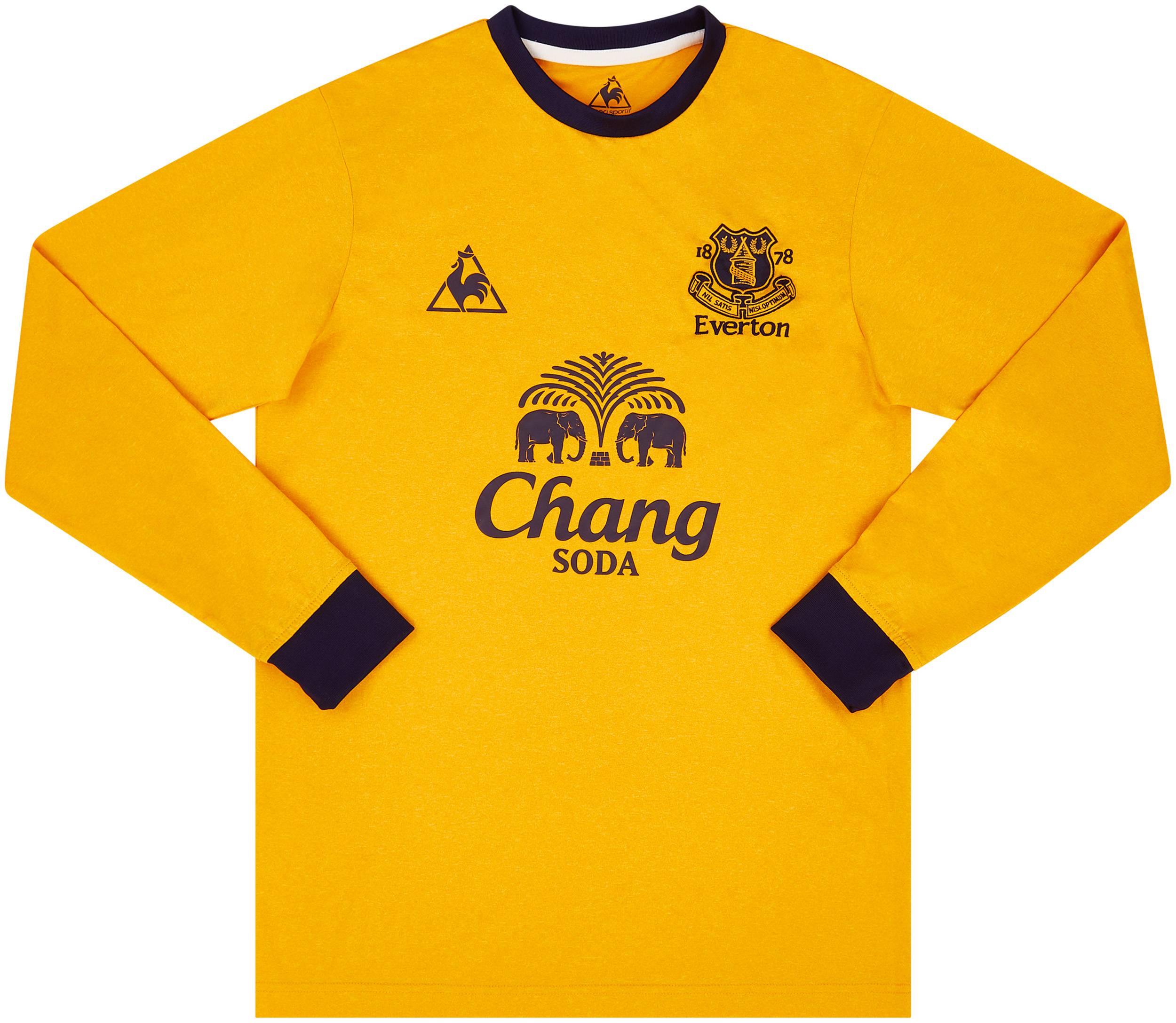 2011-12 Everton Away L/S Shirt - 9/10 - (S)