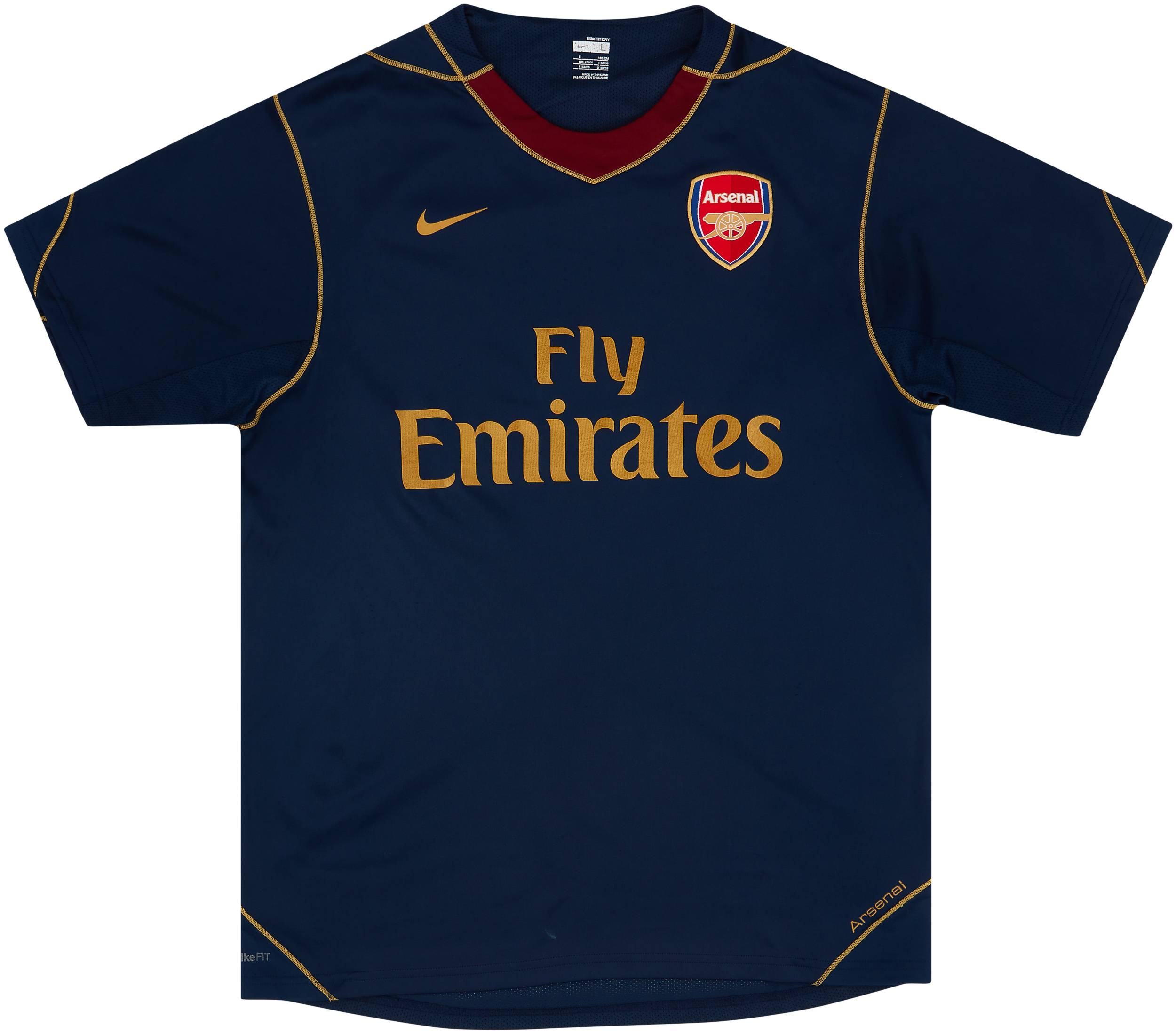 2007 08 Arsenal Training Shirt Very Good 7 10 L