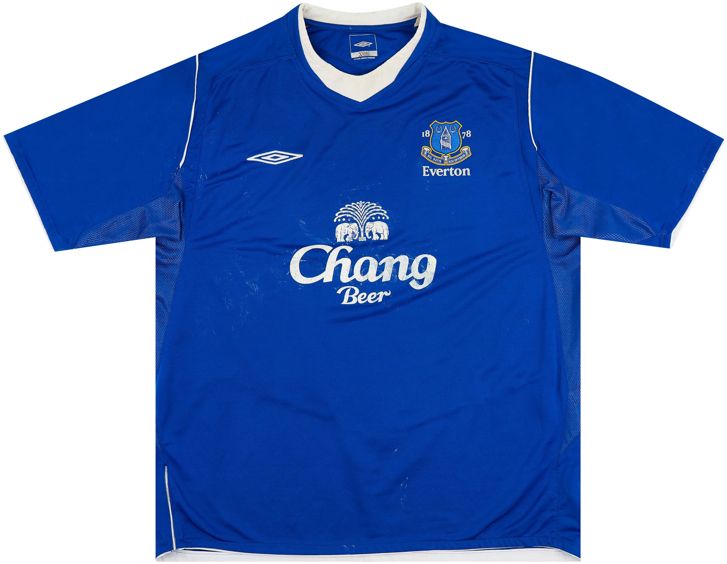 2004-05 Everton Home Shirt - 5/10 - (XL)