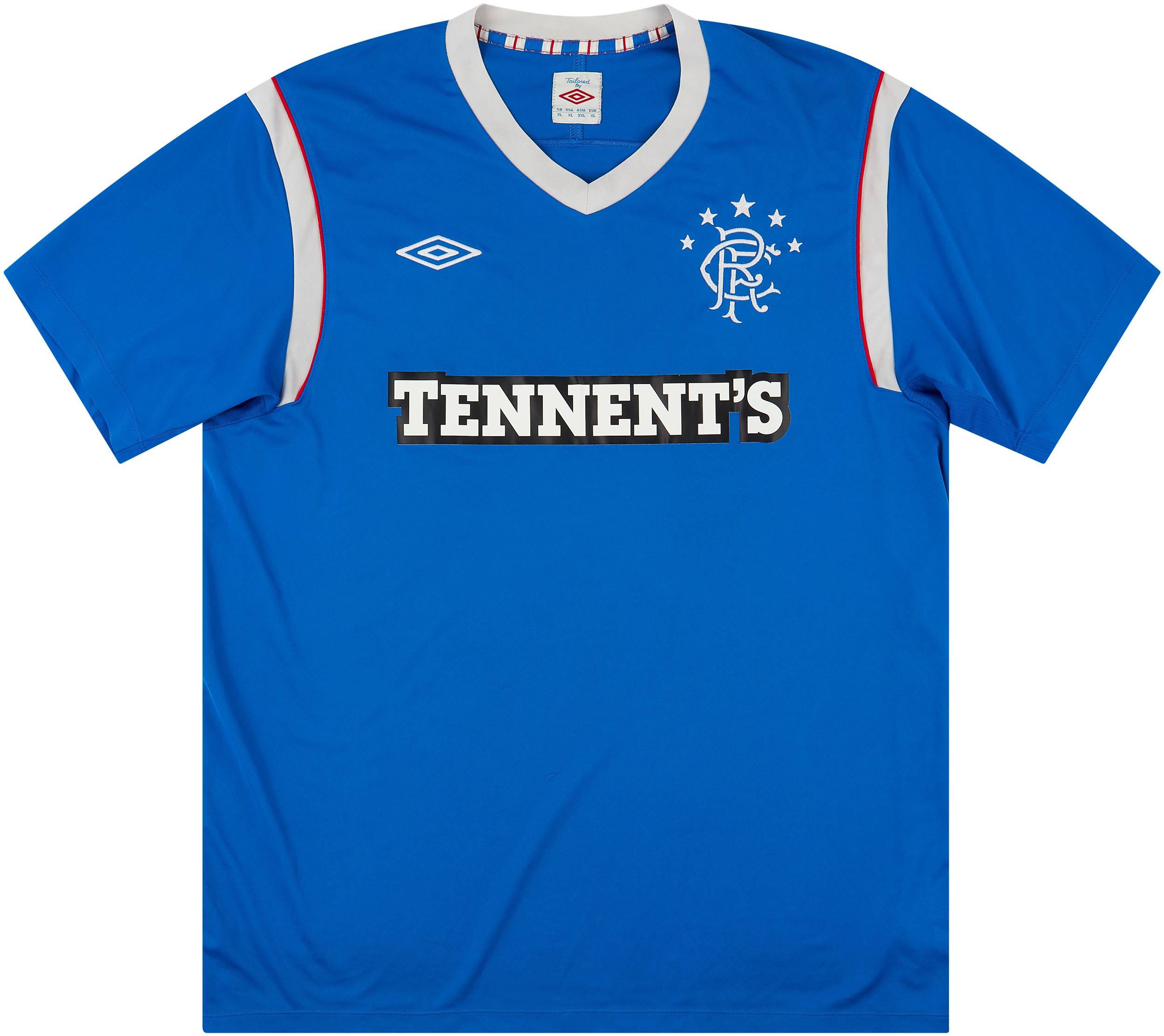 2011-12 Rangers Home Shirt - 7/10 - (XL)