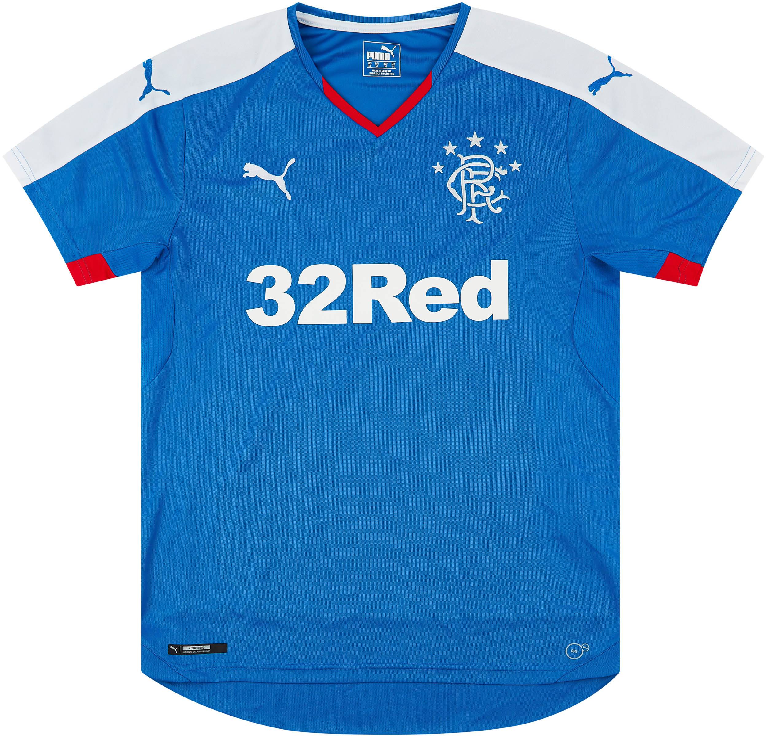 2015-16 Rangers Home Shirt - 8/10 - (M)