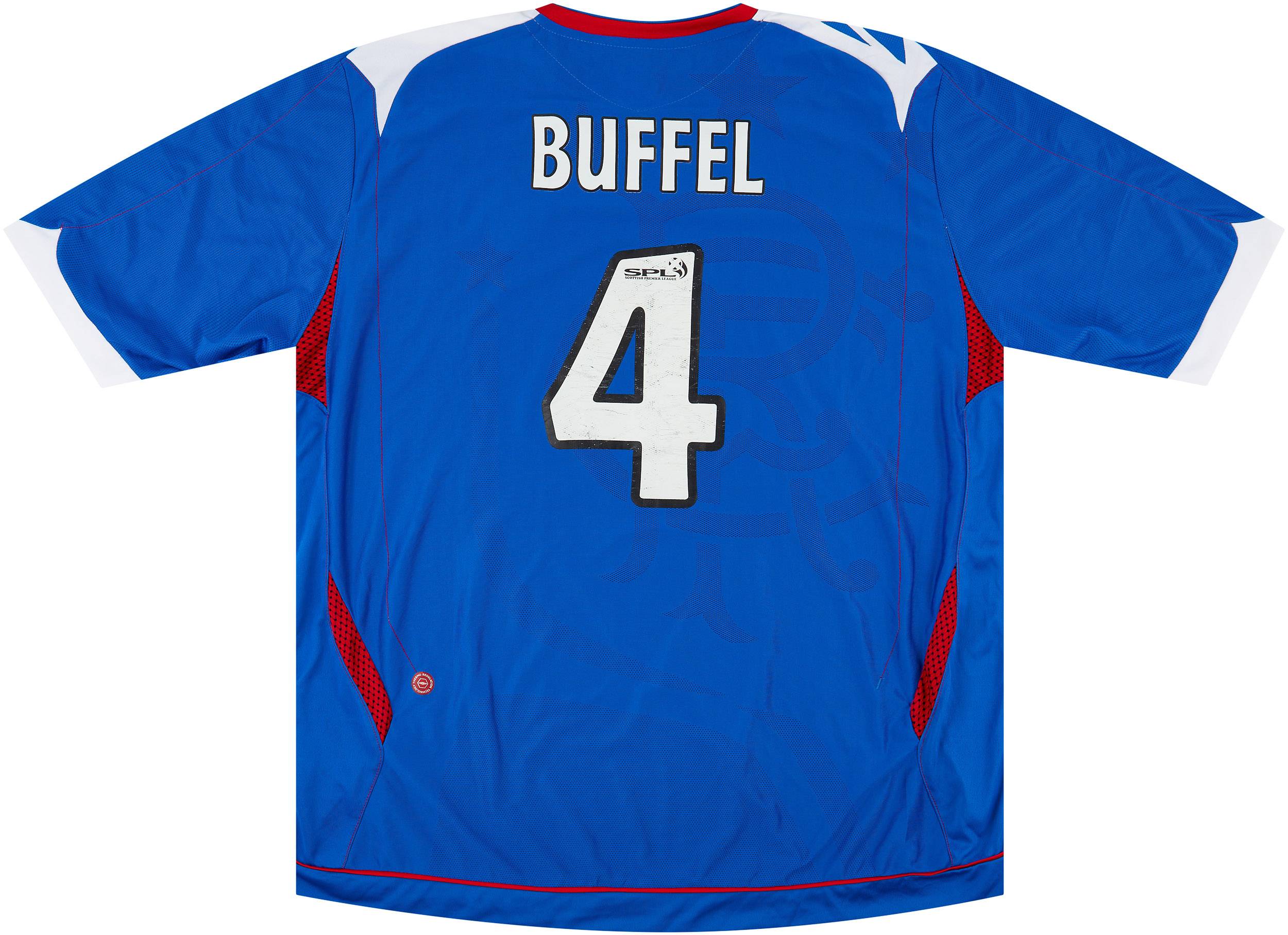 2006-07 Rangers Home Shirt Buffel #4 - 6/10 - (XXL)