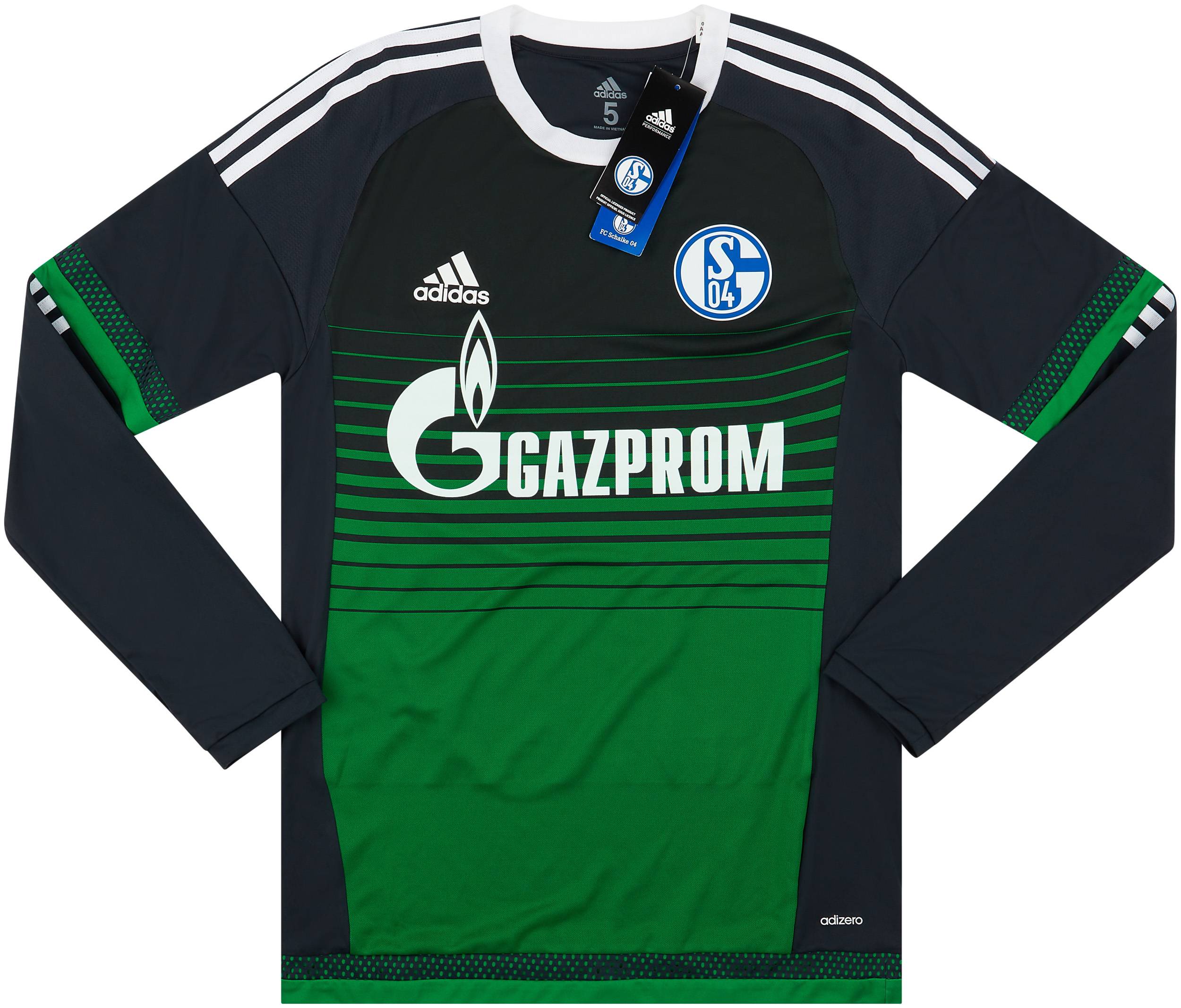 2015-17 Schalke Player Issue Third L/S Shirt (S/M)
