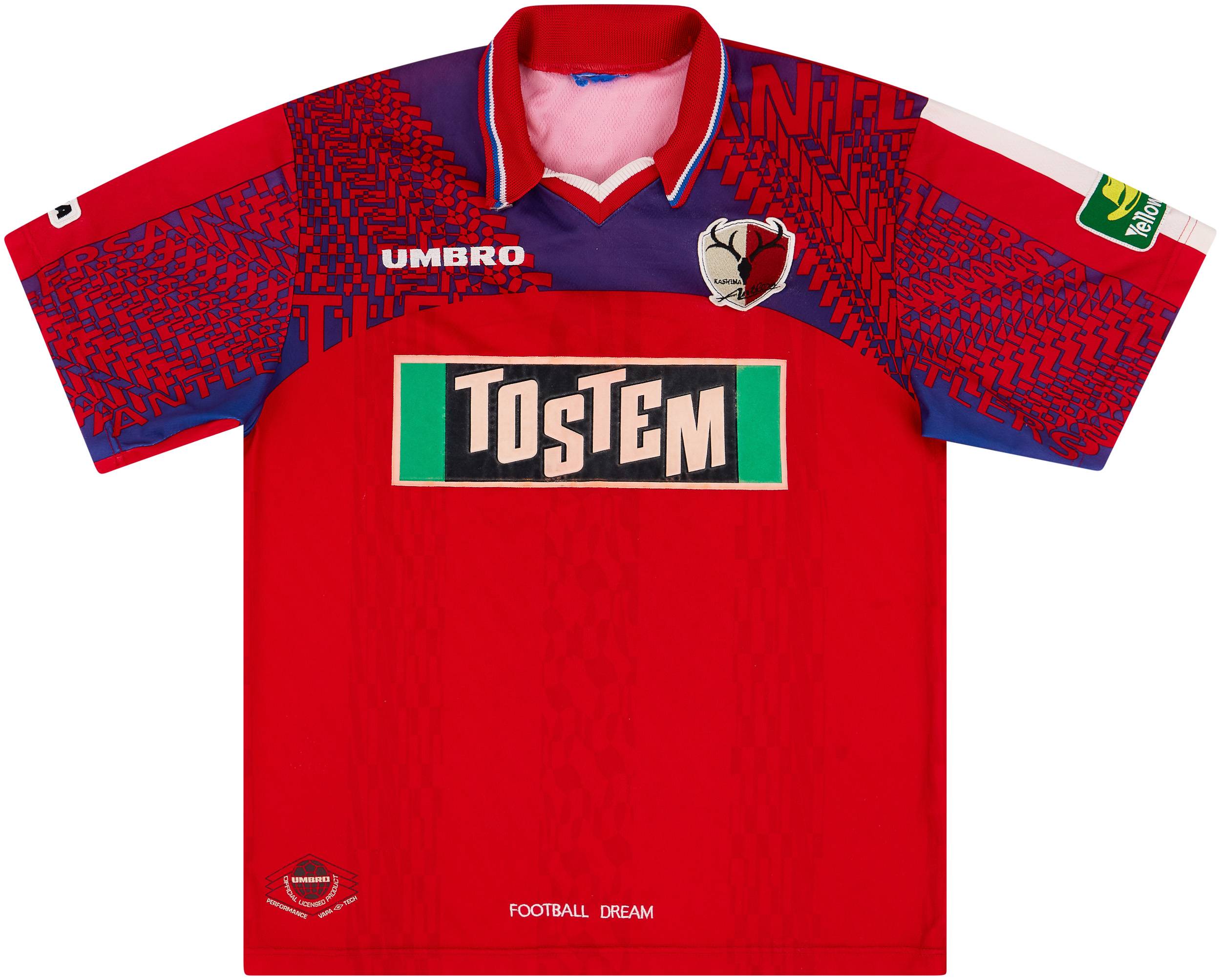 1997 Kashima Antlers Home Shirt - 8/10 - (L)