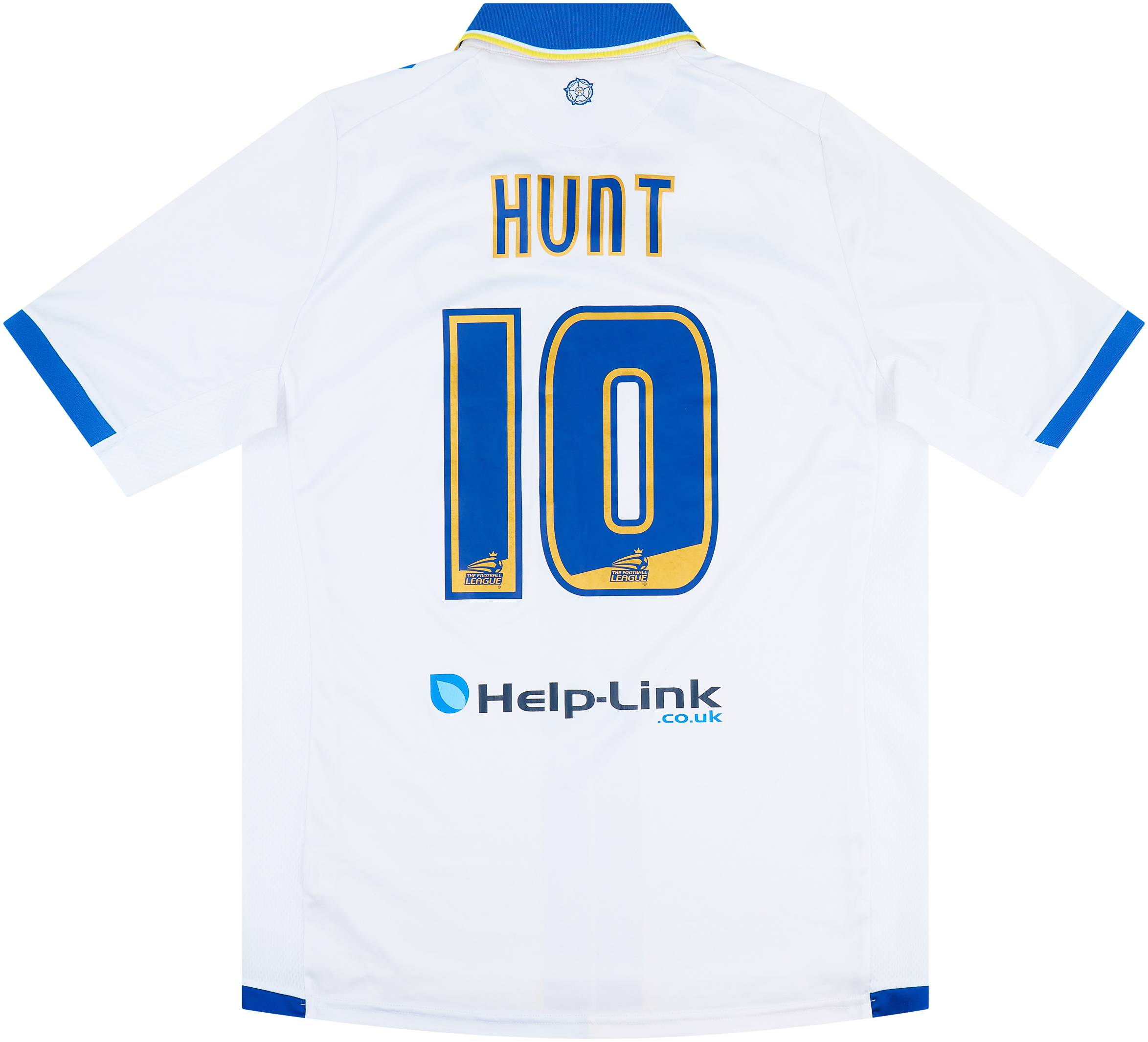 2013-14 Leeds United Home Shirt Hunt #10 - 7/10 - (XL)