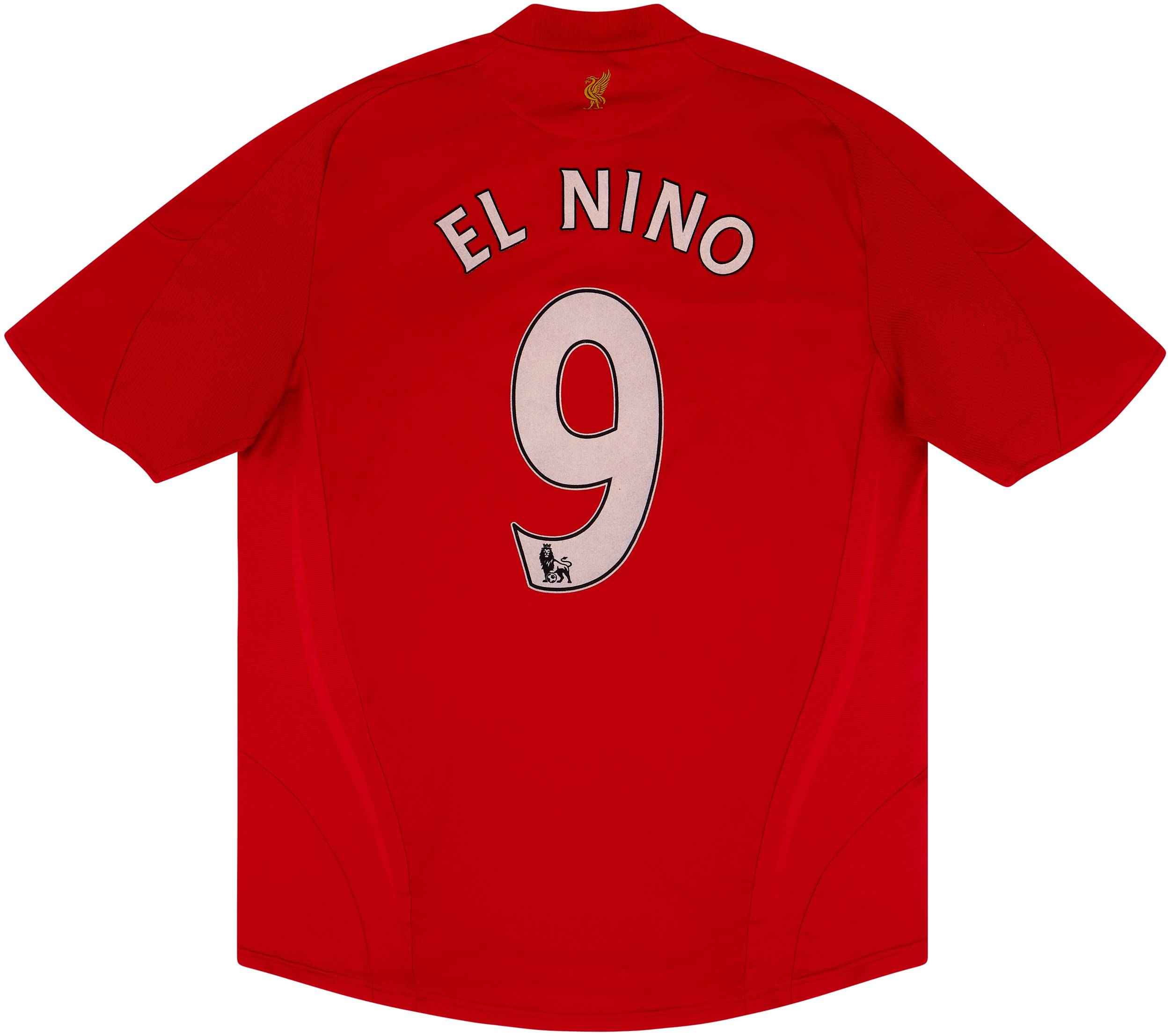 2010 12 Liverpool Home Shirt El Nino 9 Very Good 7 10 XL