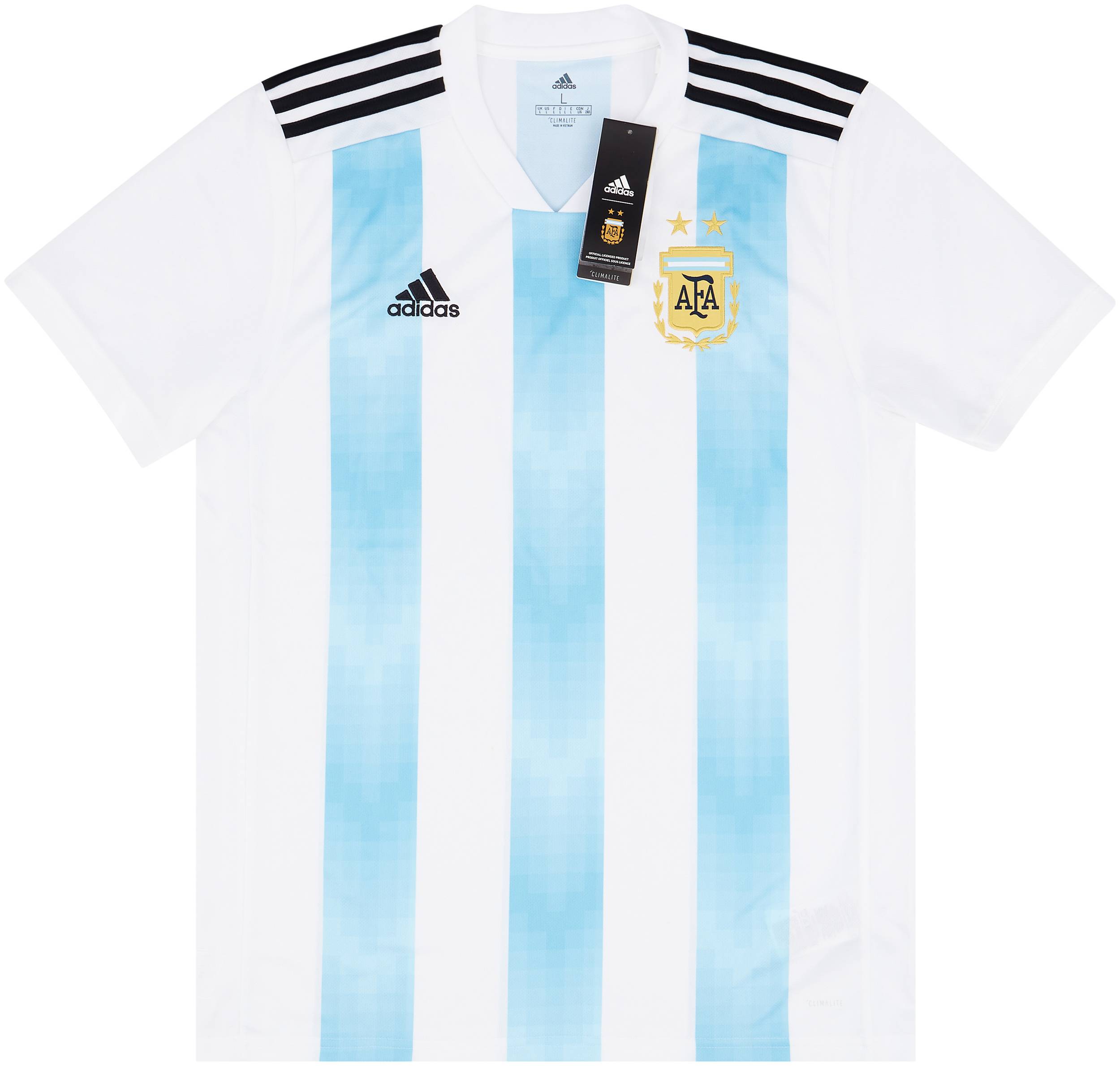 2018 19 Argentina Home Shirt L