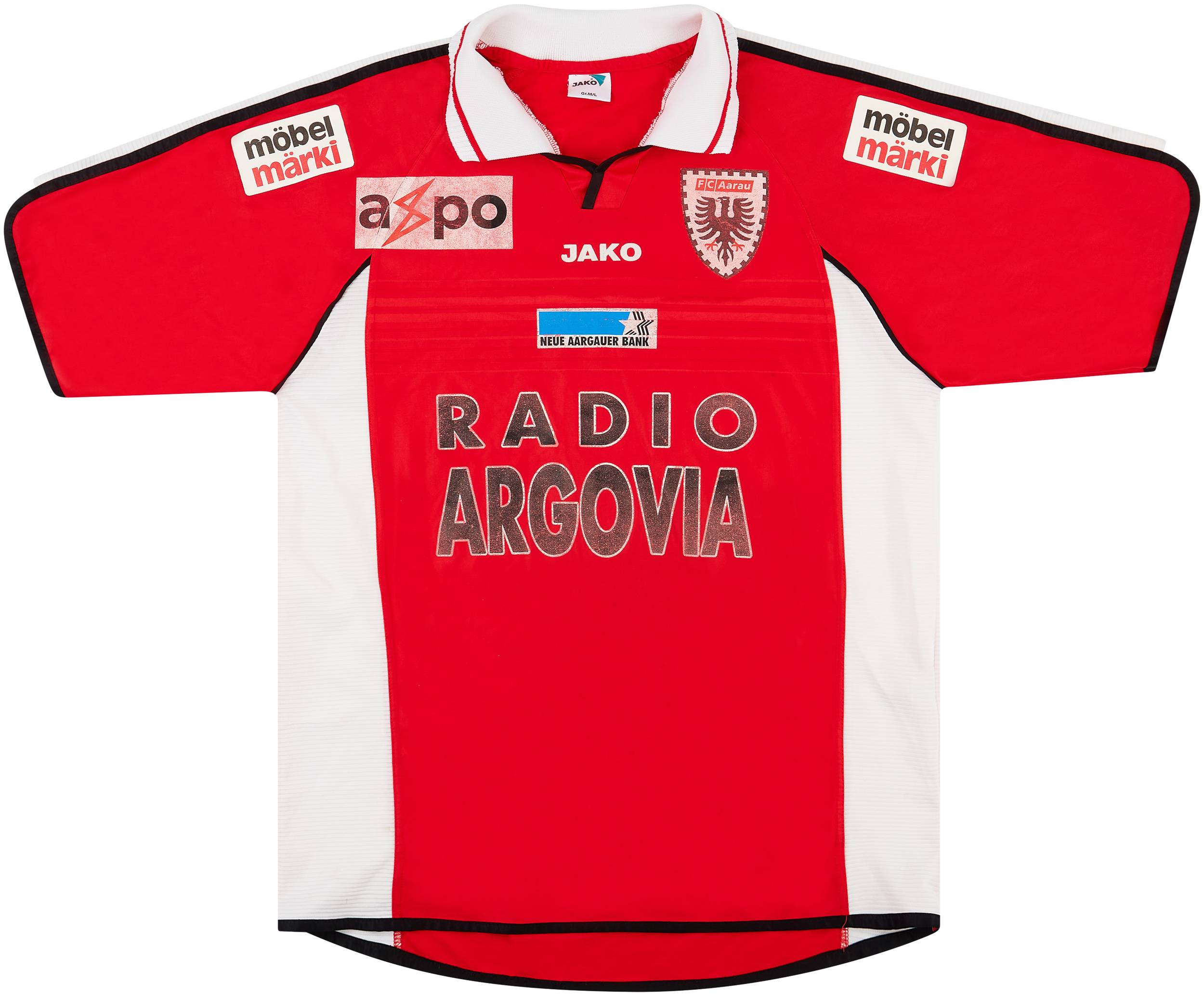 2002-03 FC Aarau Home Shirt - 5/10 - (M/L)