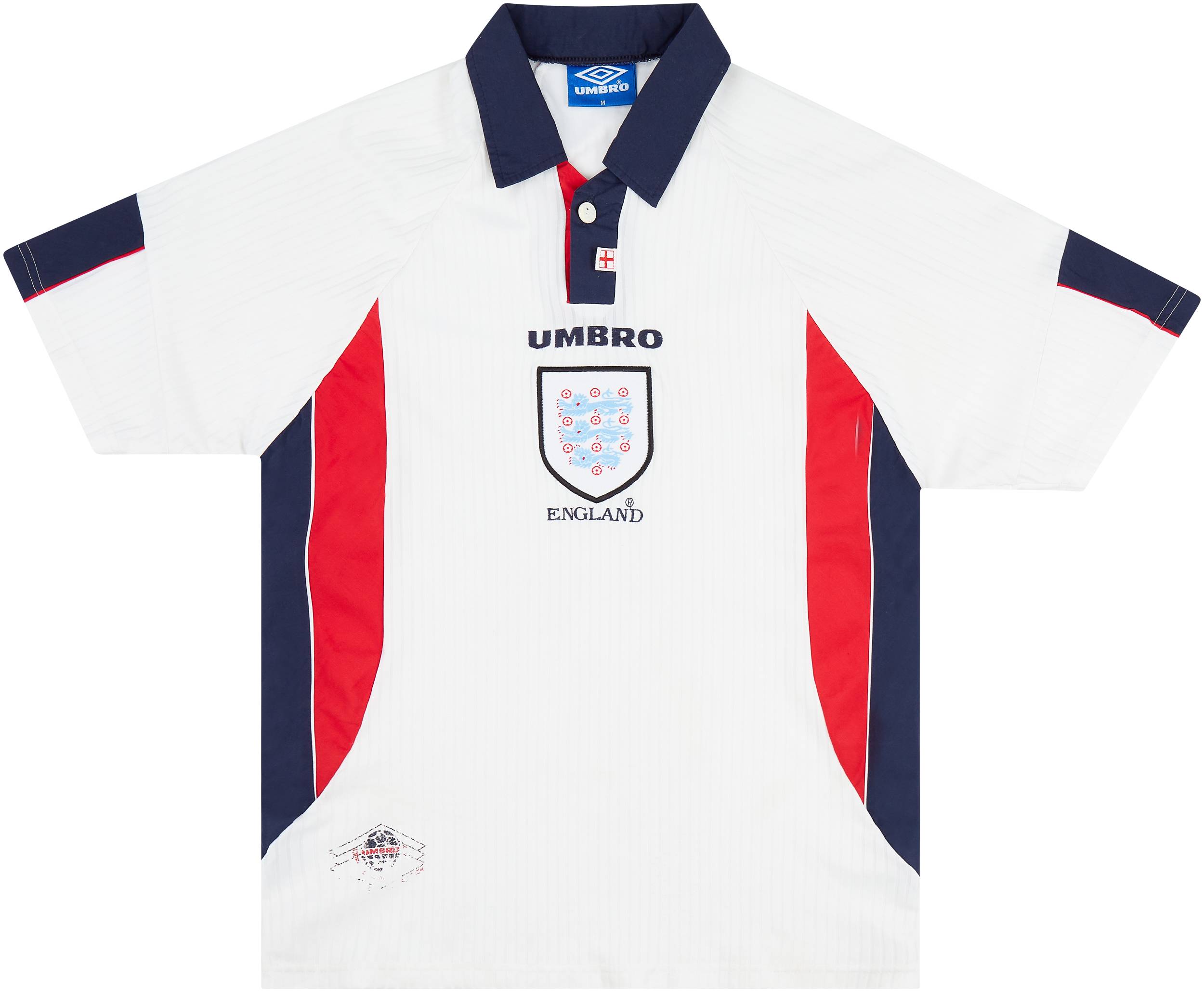 1997-99 England Home Shirt - 9/10 - (M)