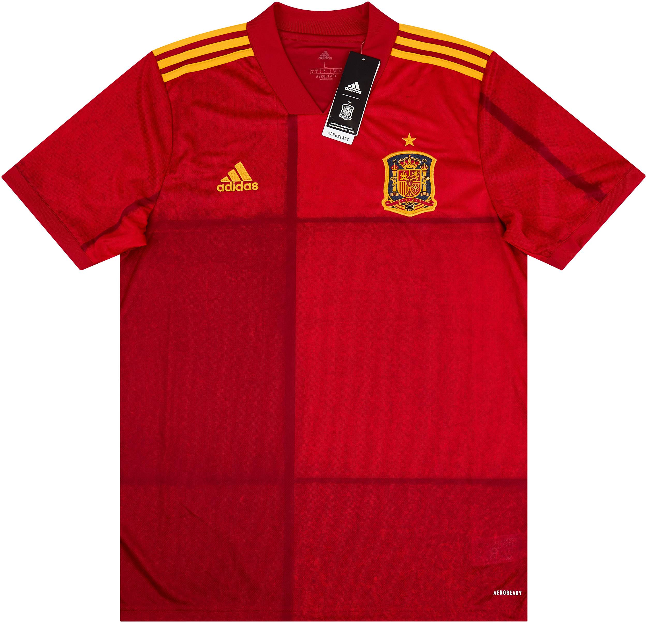 2020-21 Spain Home Shirt (L)