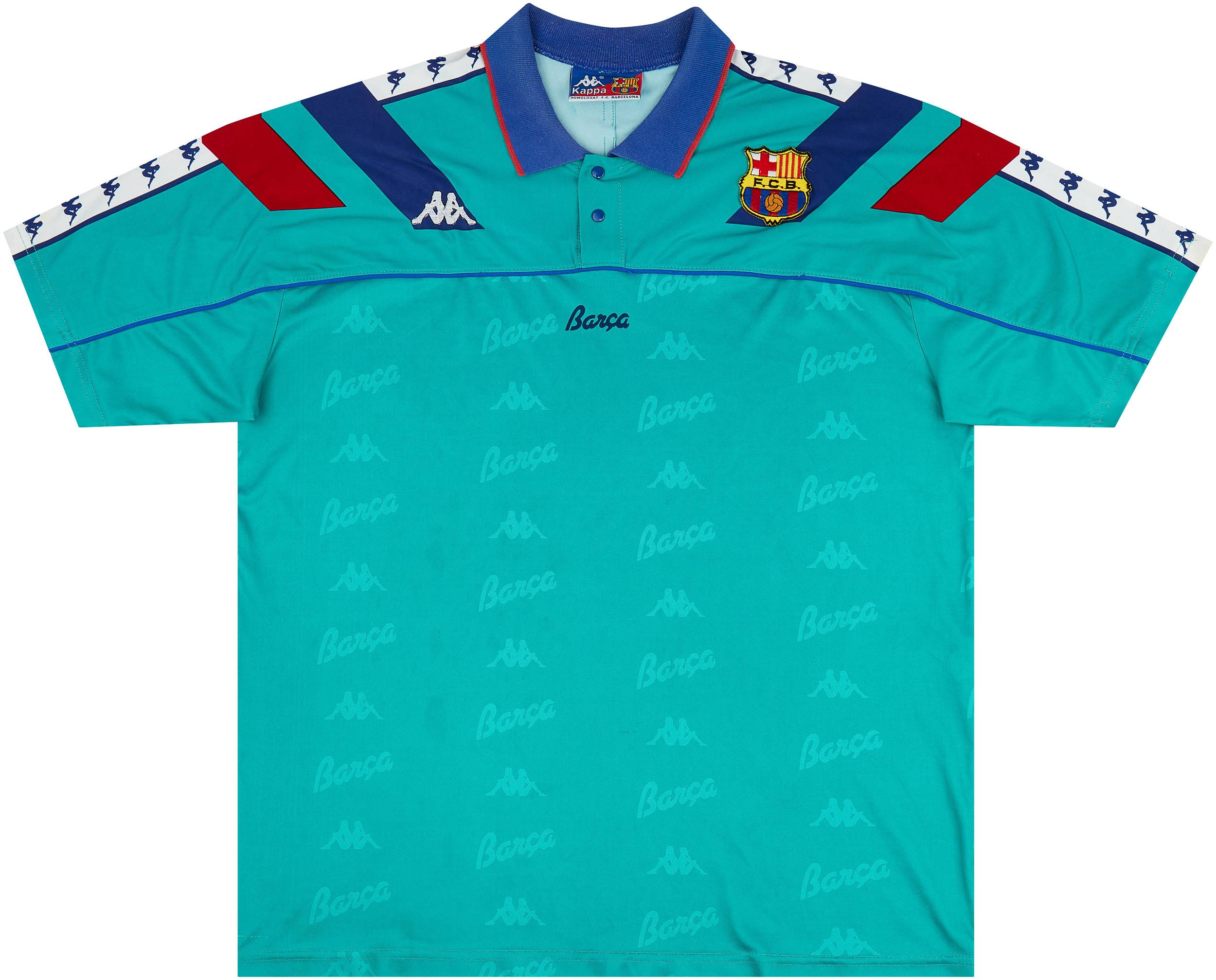 1992-95 Barcelona Away Shirt - 8/10 - (XL)