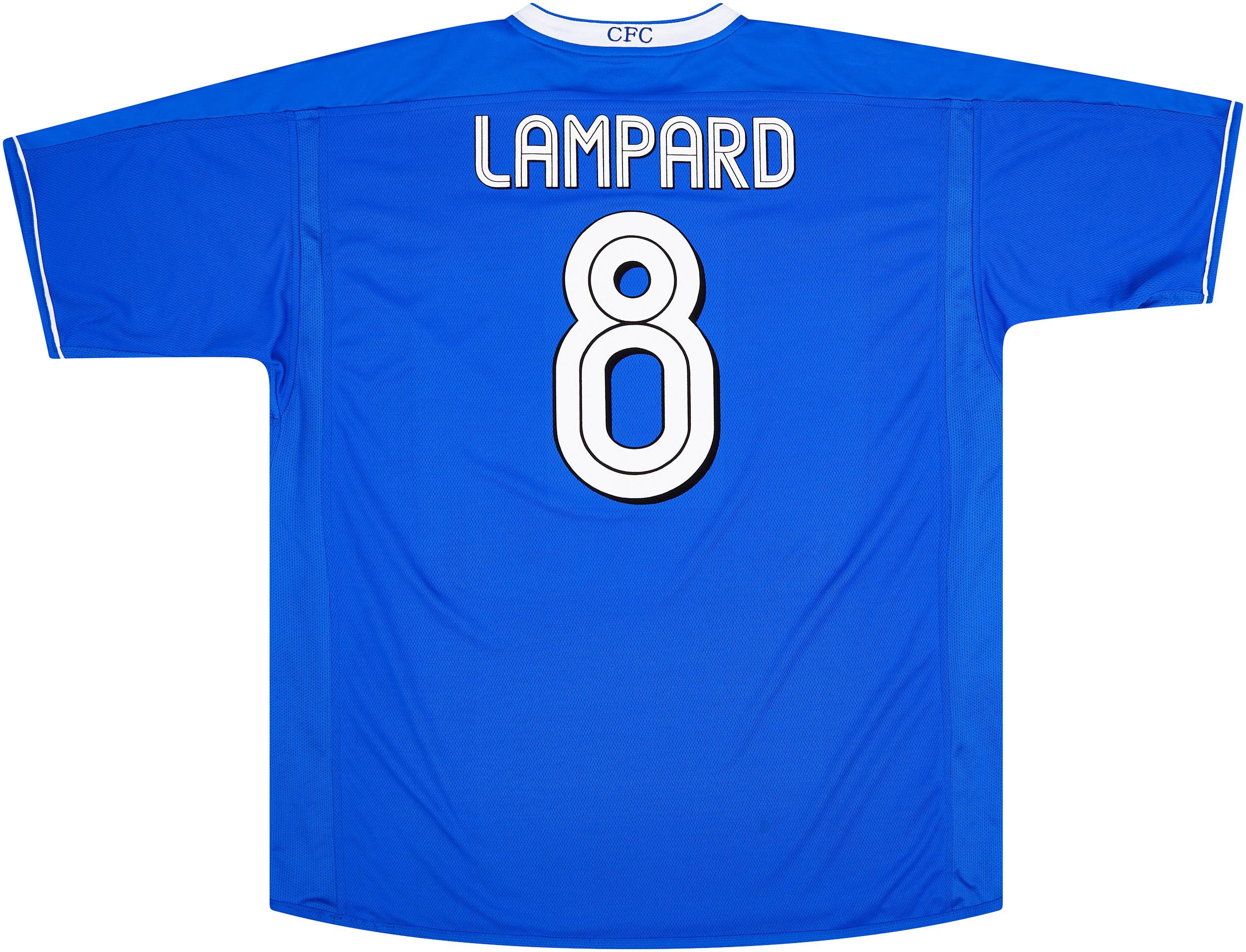 2003-05 Chelsea Home Shirt Lampard #8 - Very Good 6/10 - (XXL)