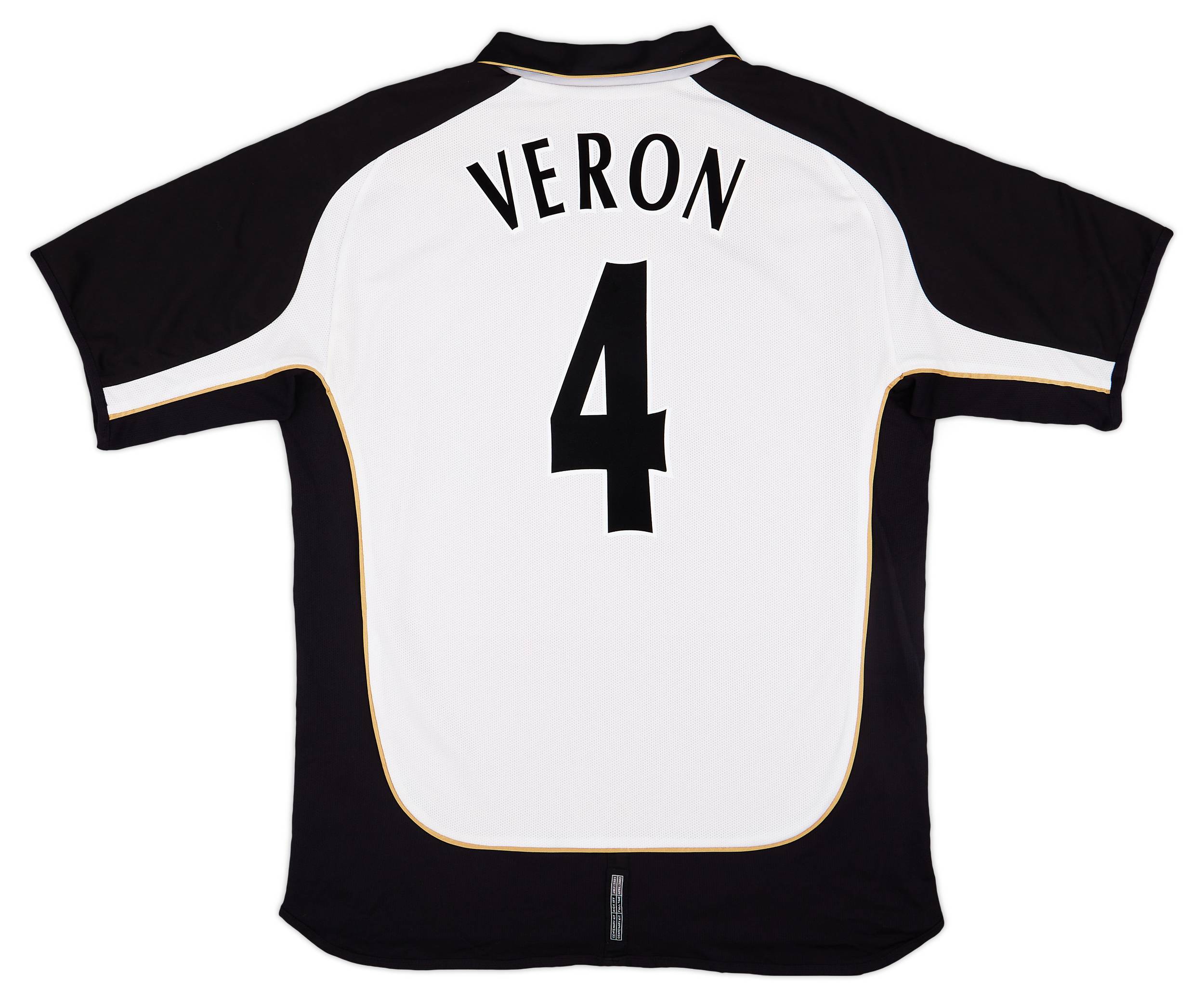 2001-02 Manchester United Centenary Away/Third Shirt Veron #4 - 8/10 - (XL)