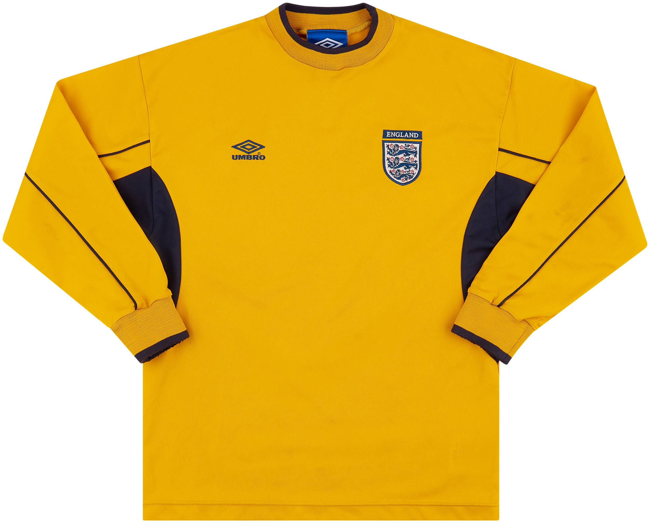 1999-01 England GK Shirt - 9/10 - (L.Boys)