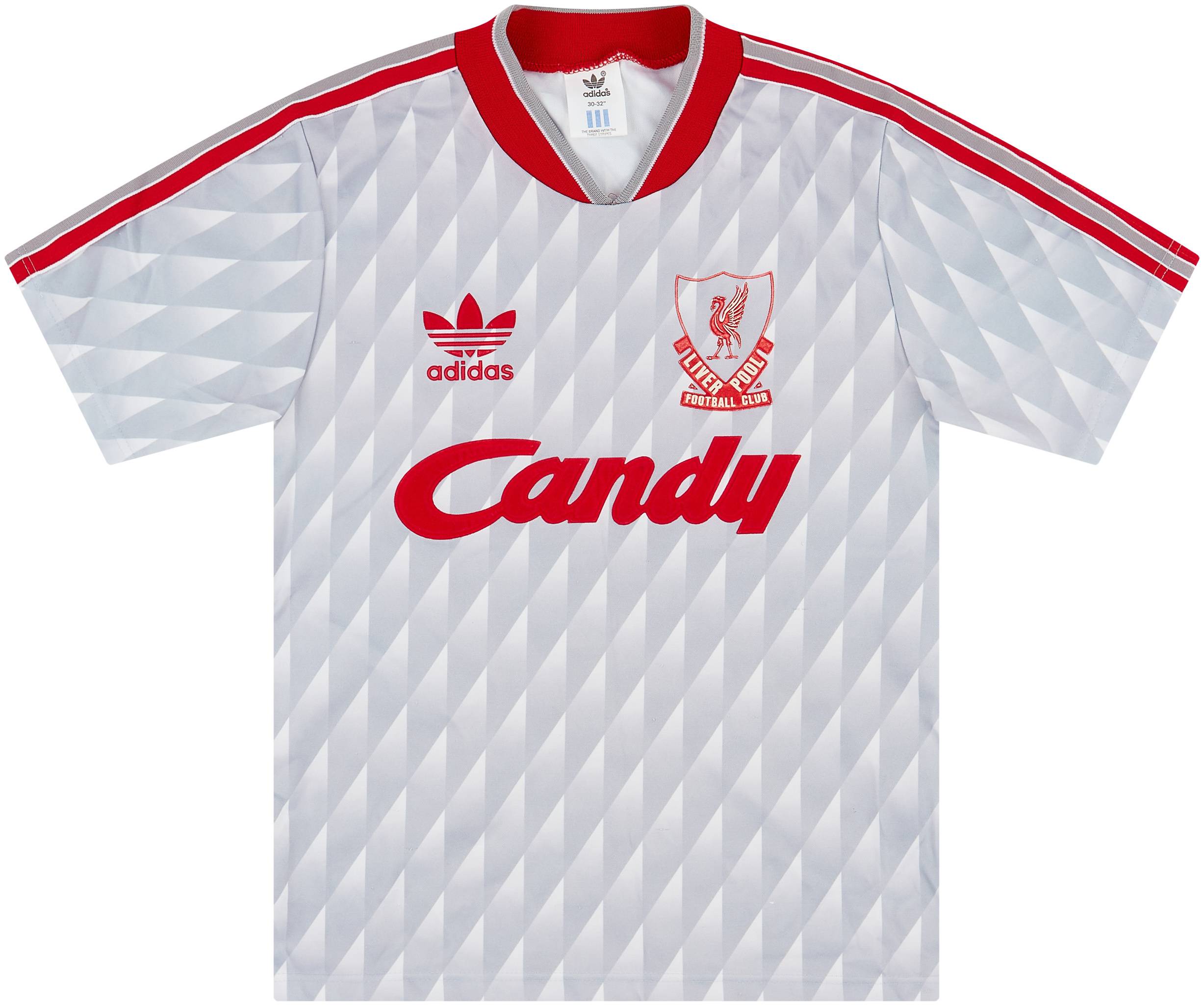 1989-91 Liverpool Away Shirt - 9/10 - (M.Boys)