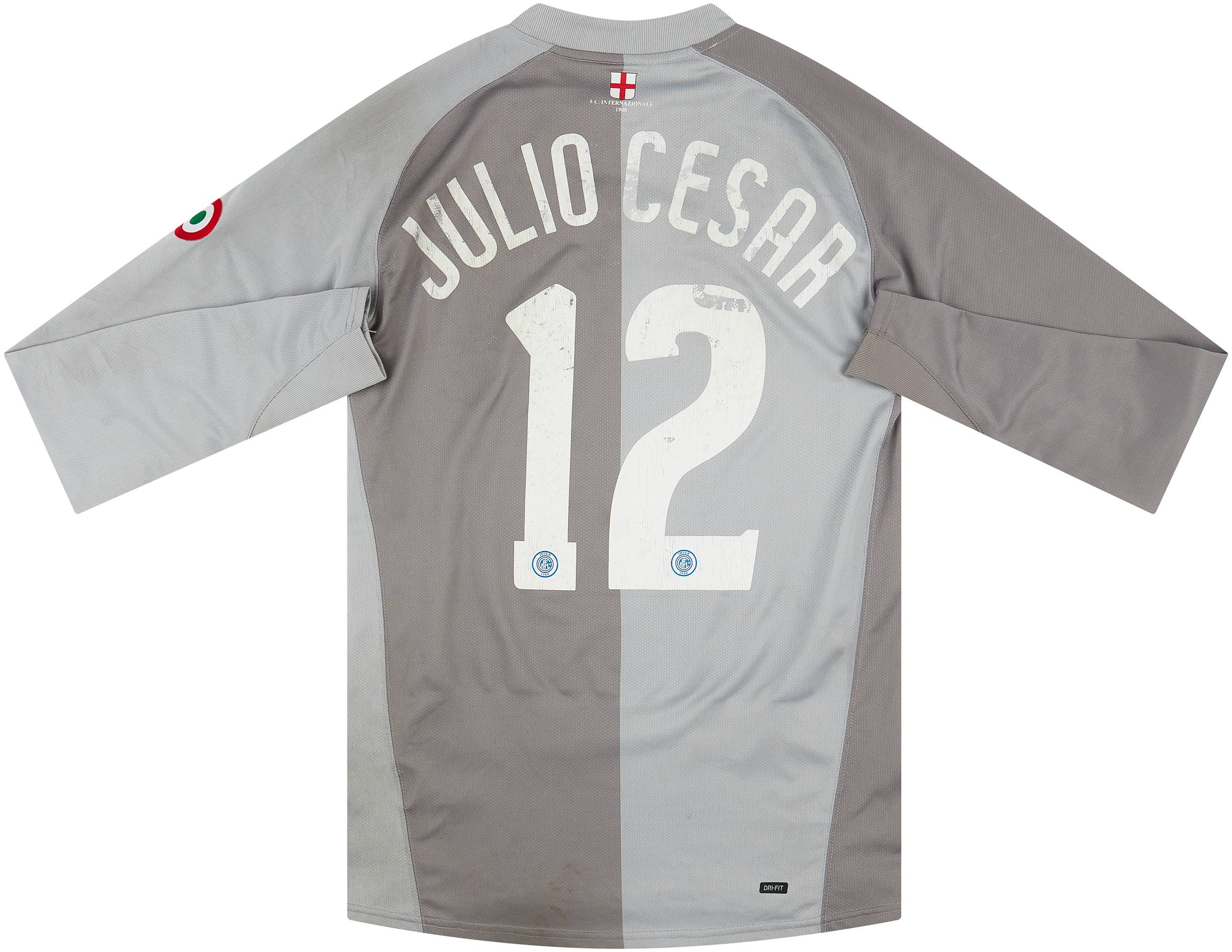 2006 07 Inter Milan GK Shirt Julio Cesar 12 Fair 3 10 S