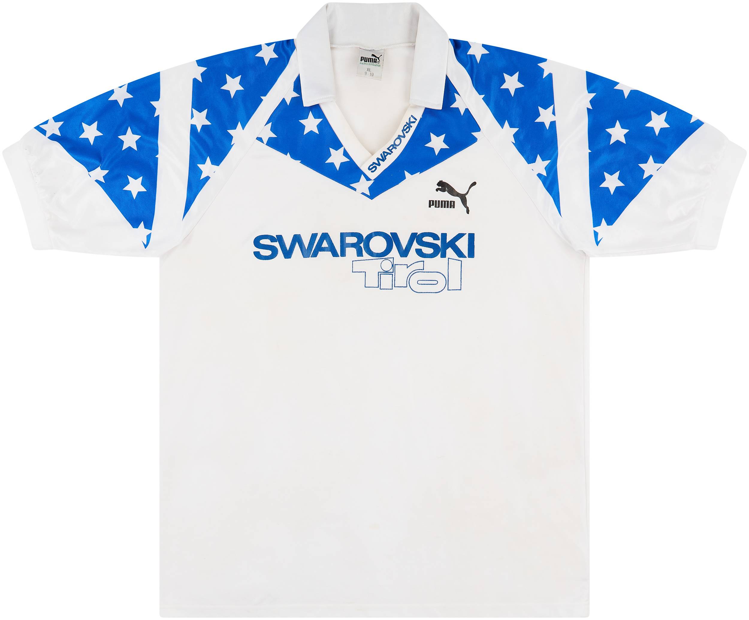 1991-92 Swarovski Tirol Home Shirt - 6/10 - (XL)