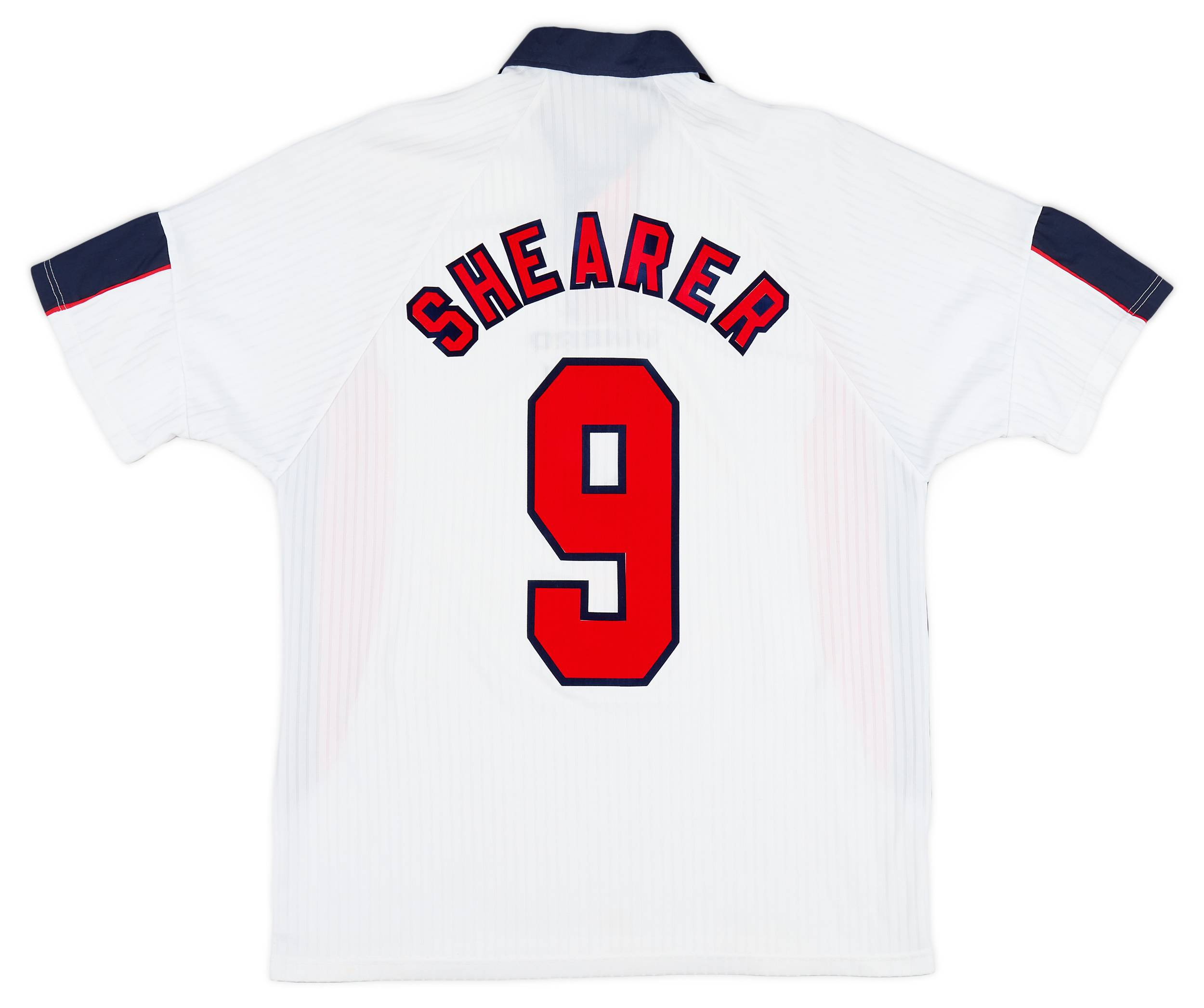 1997-99 England Home Shirt Shearer #9 - 6/10 - (L)