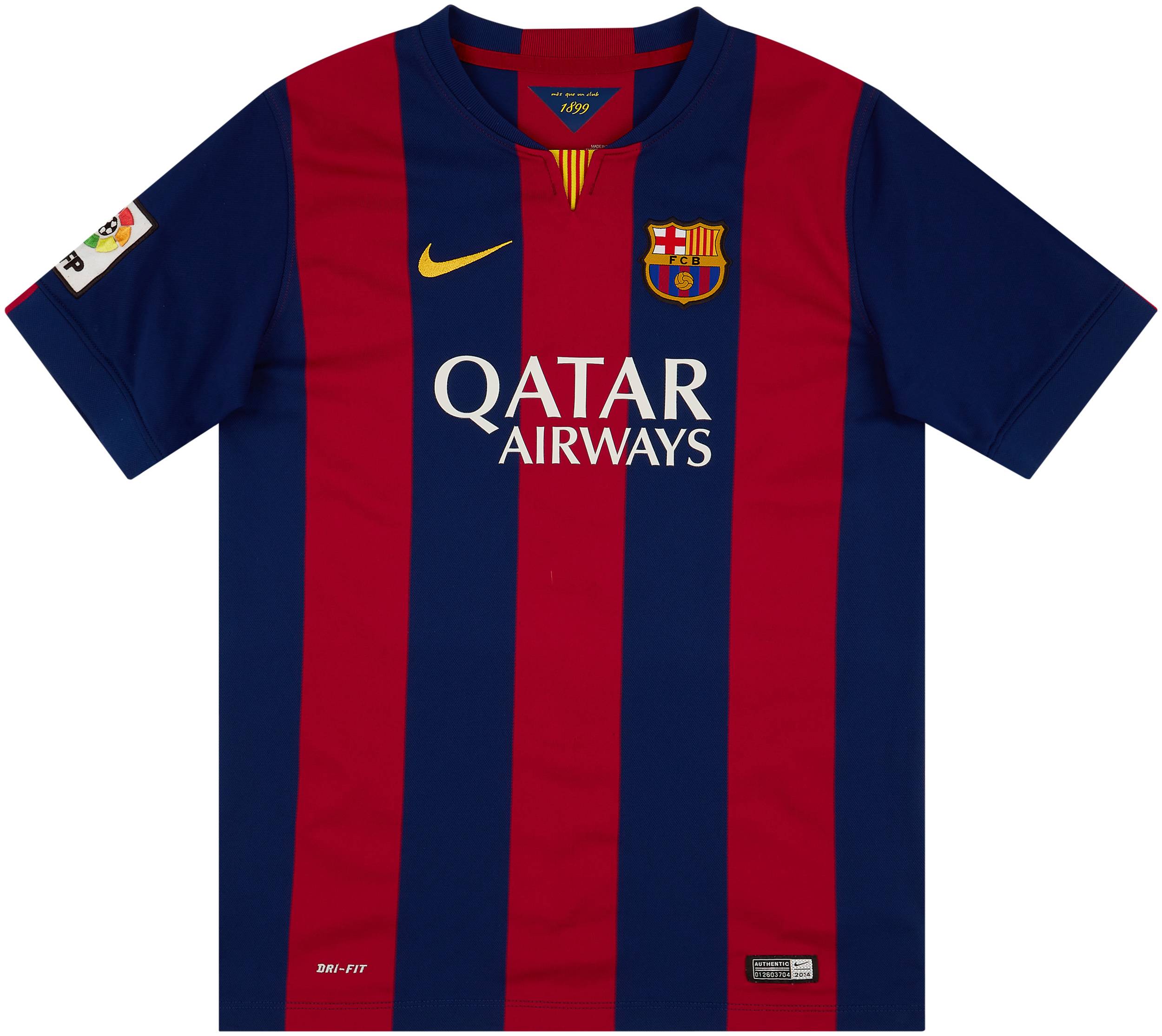 2014 15 Barcelona Home Shirt Very Good 6 10 XL.Boys