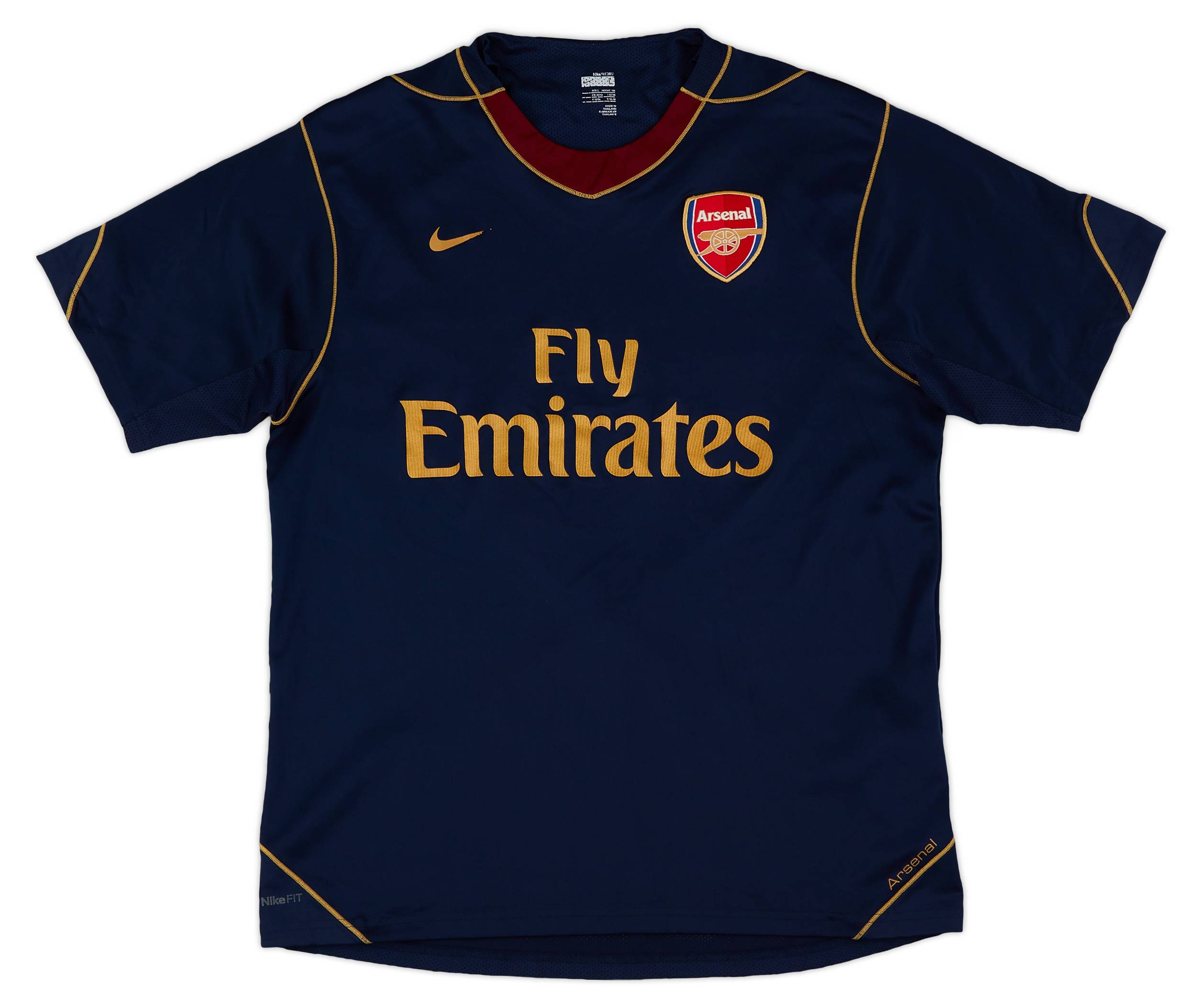 2007 08 Arsenal Nike Training Shirt Excellent 8 10 L