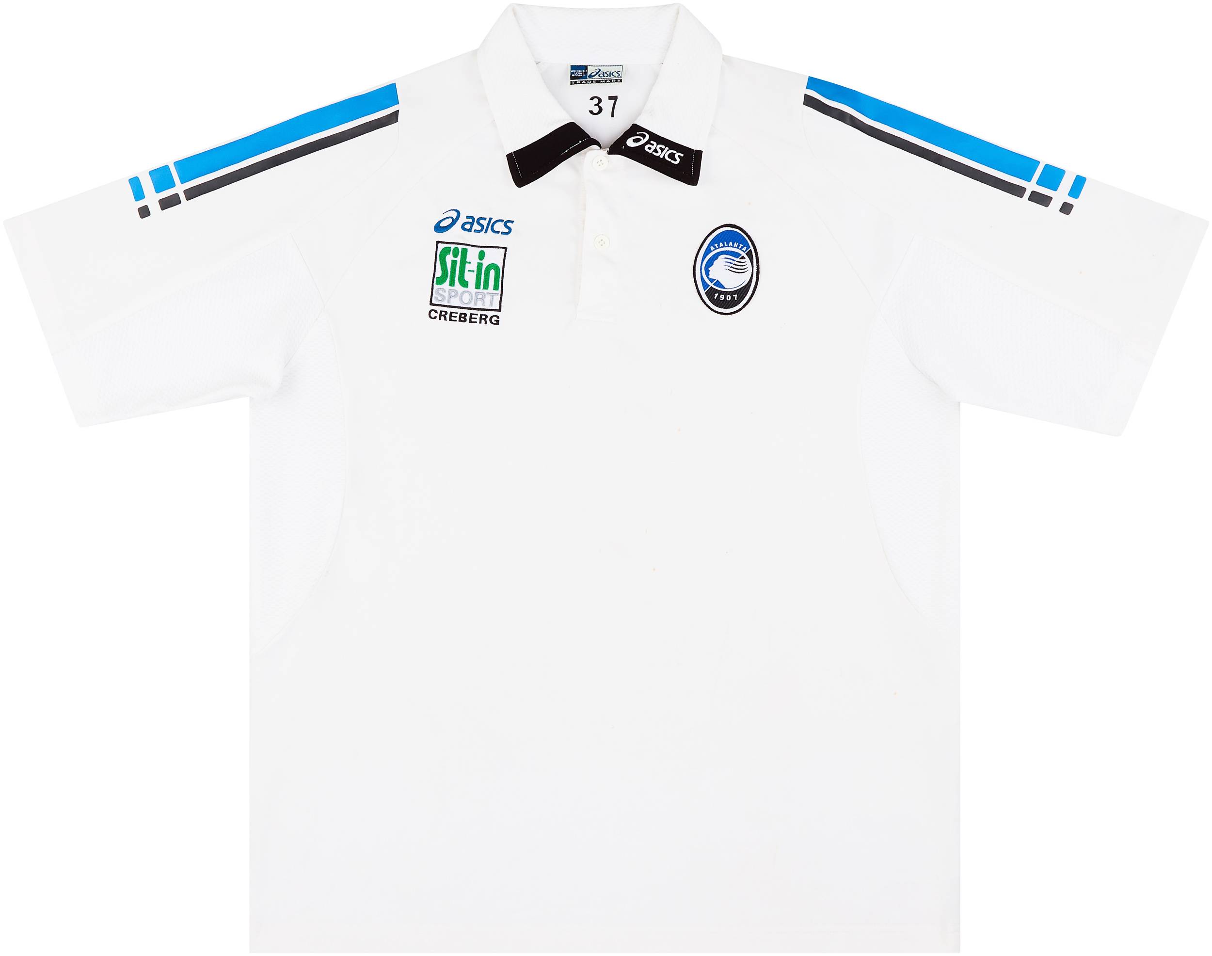 2000s Atalanta Player Issue Polo Shirt #37 - 6/10 - (XL)