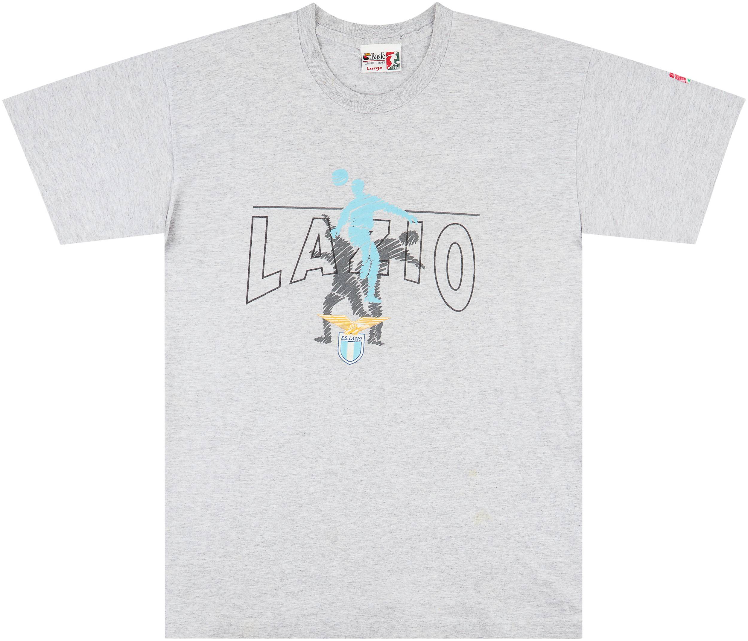 1990s Lazio Graphic Fan Tee - 9/10 - (L)