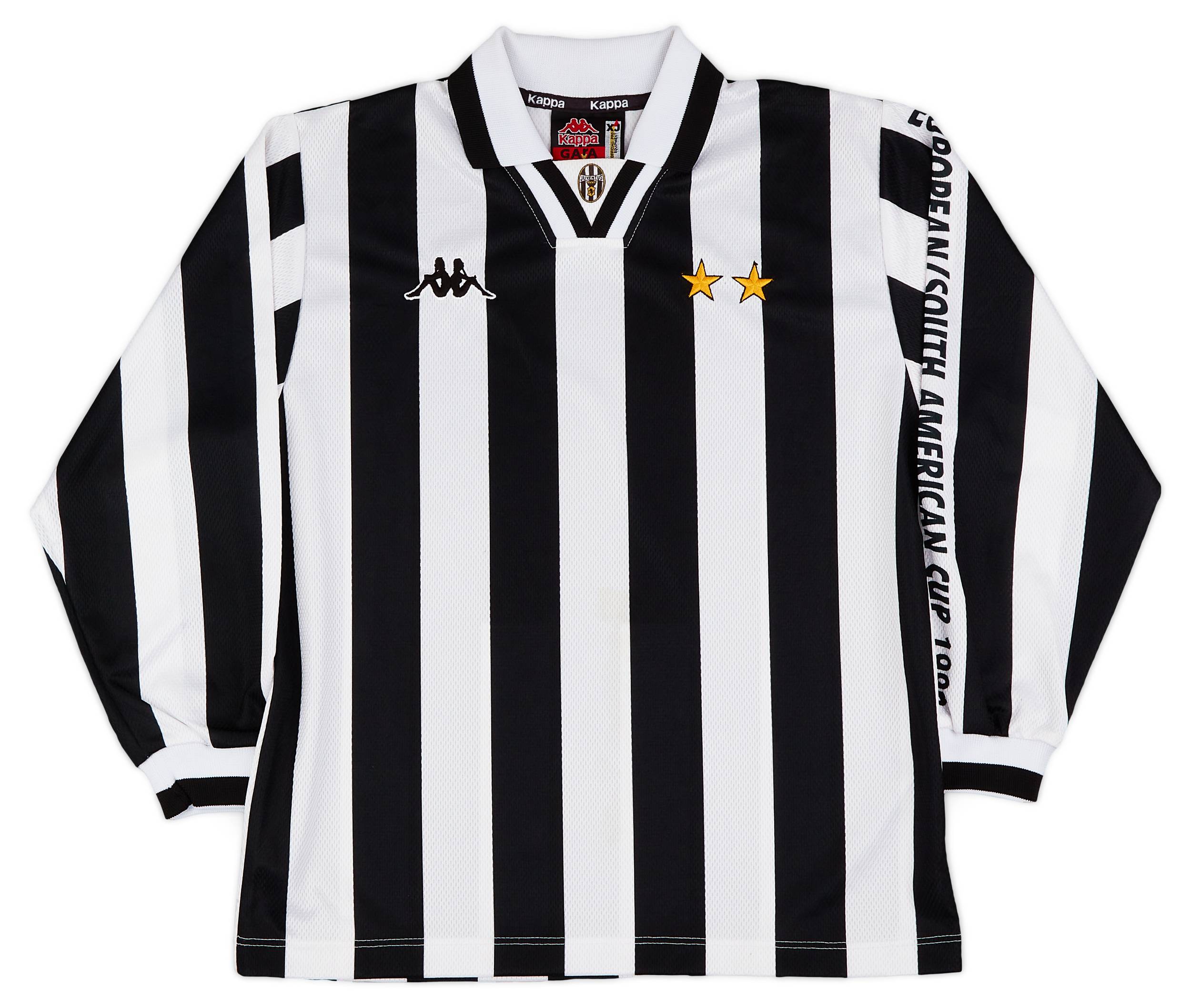 1995-97 Juventus 'Intercontinental Cup Final' Home L/S Shirt - 6/10 - (XL.Boys)