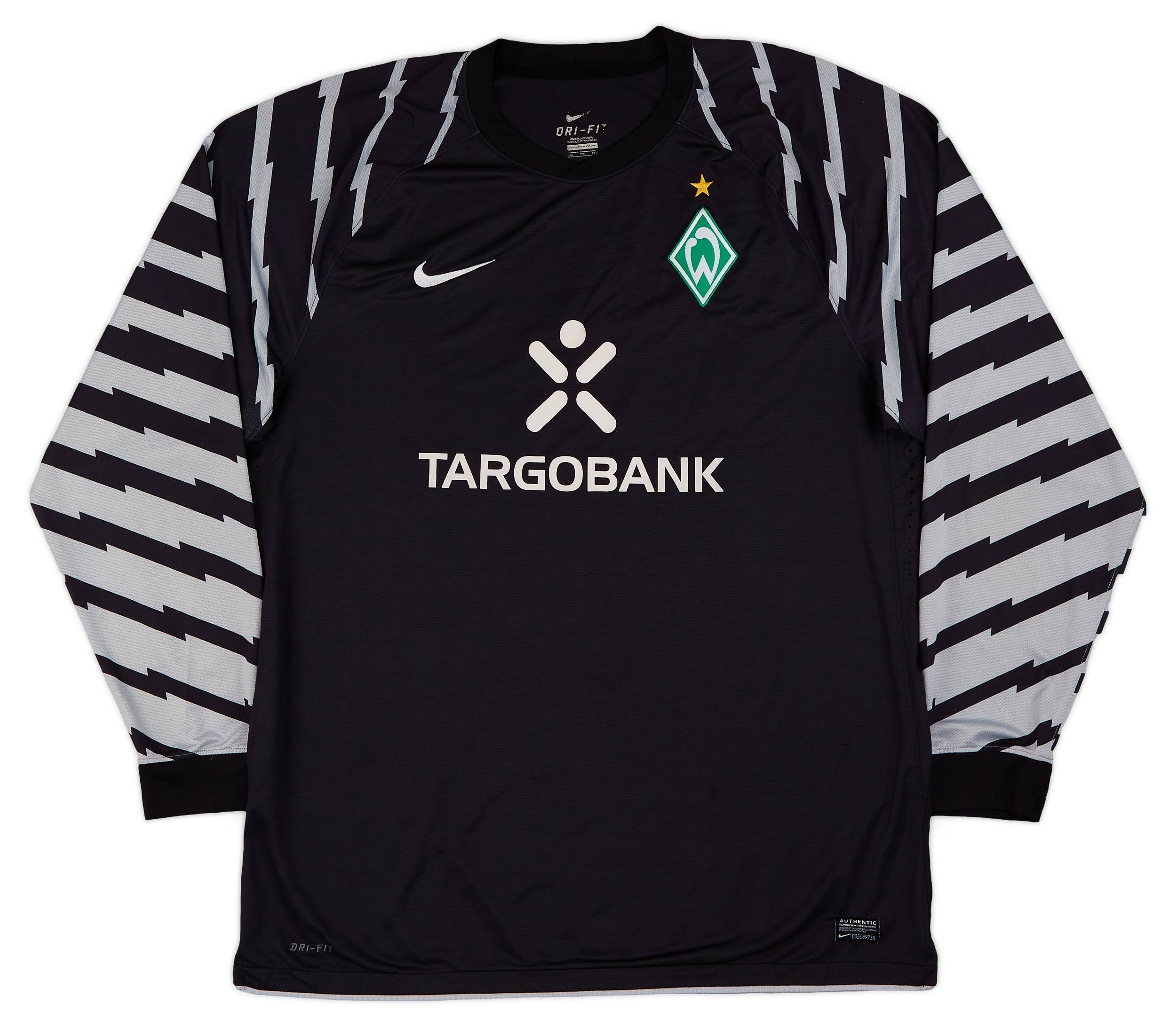 2010-11 Werder Bremen Player Issue GK Shirt - 7/10 - (XXL)