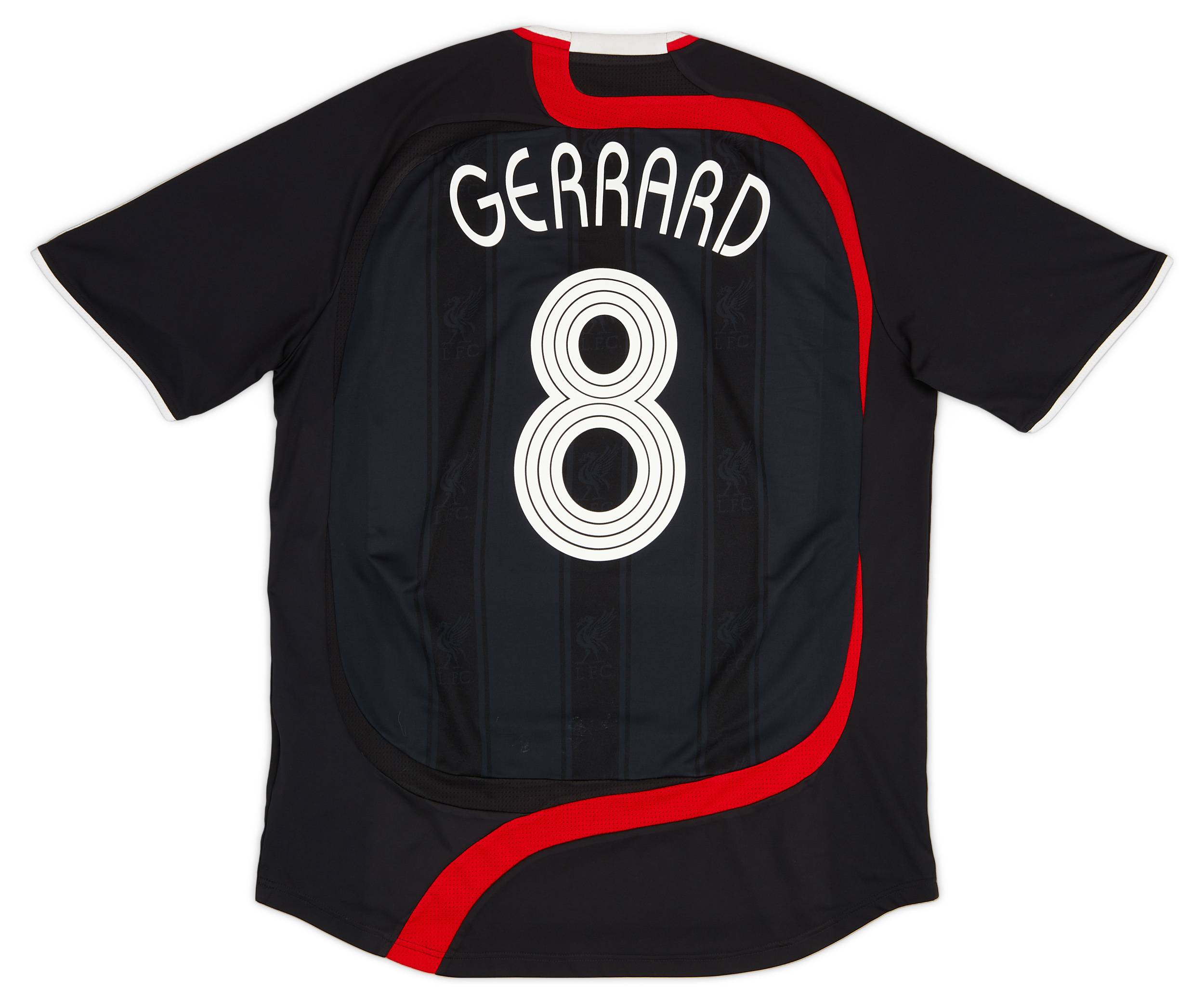 2007 08 Liverpool Third Shirt Gerrard 8 Excellent 9 10 XL