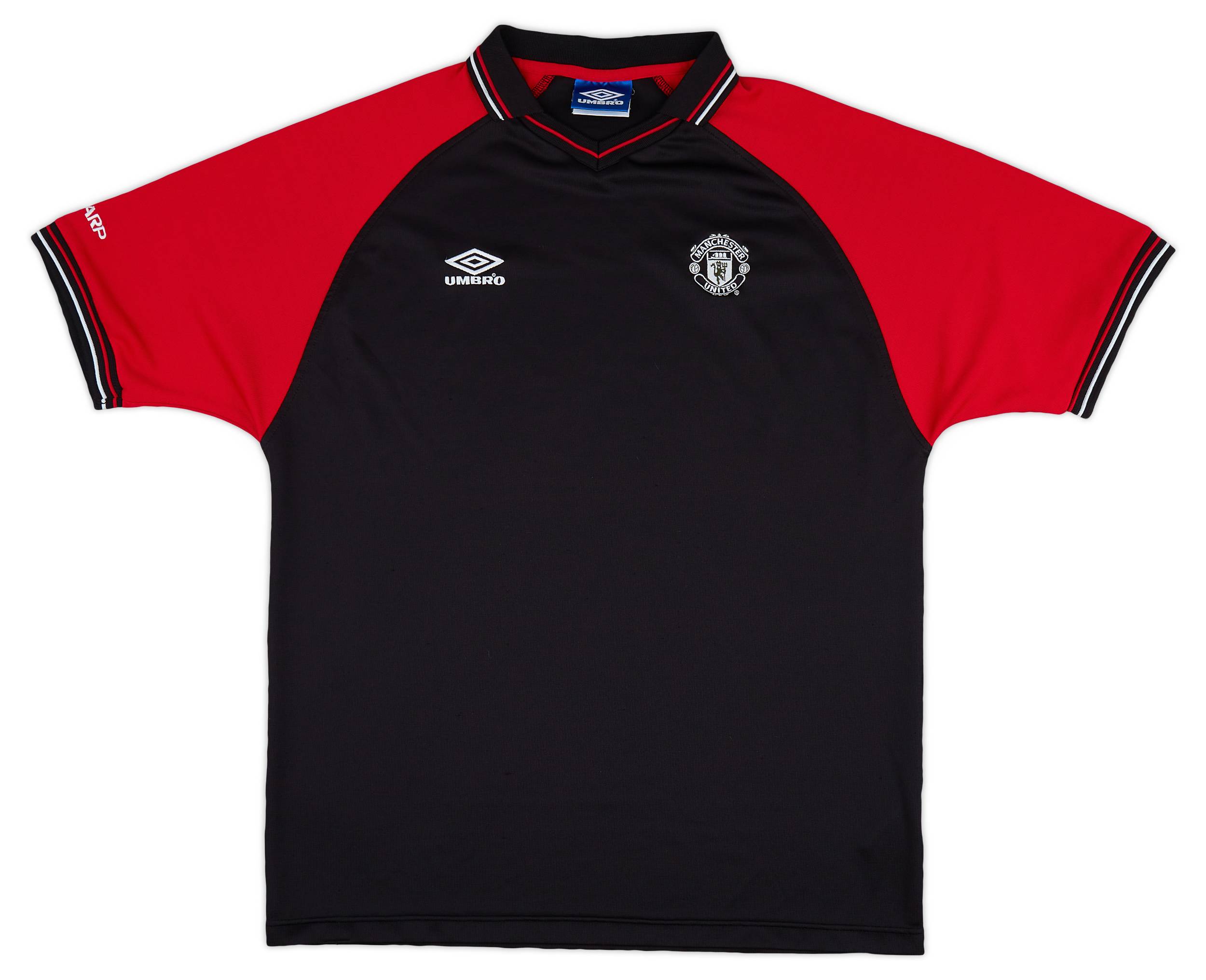 1998-99 Manchester United Umbro Training Shirt - 9/10 - (XL)