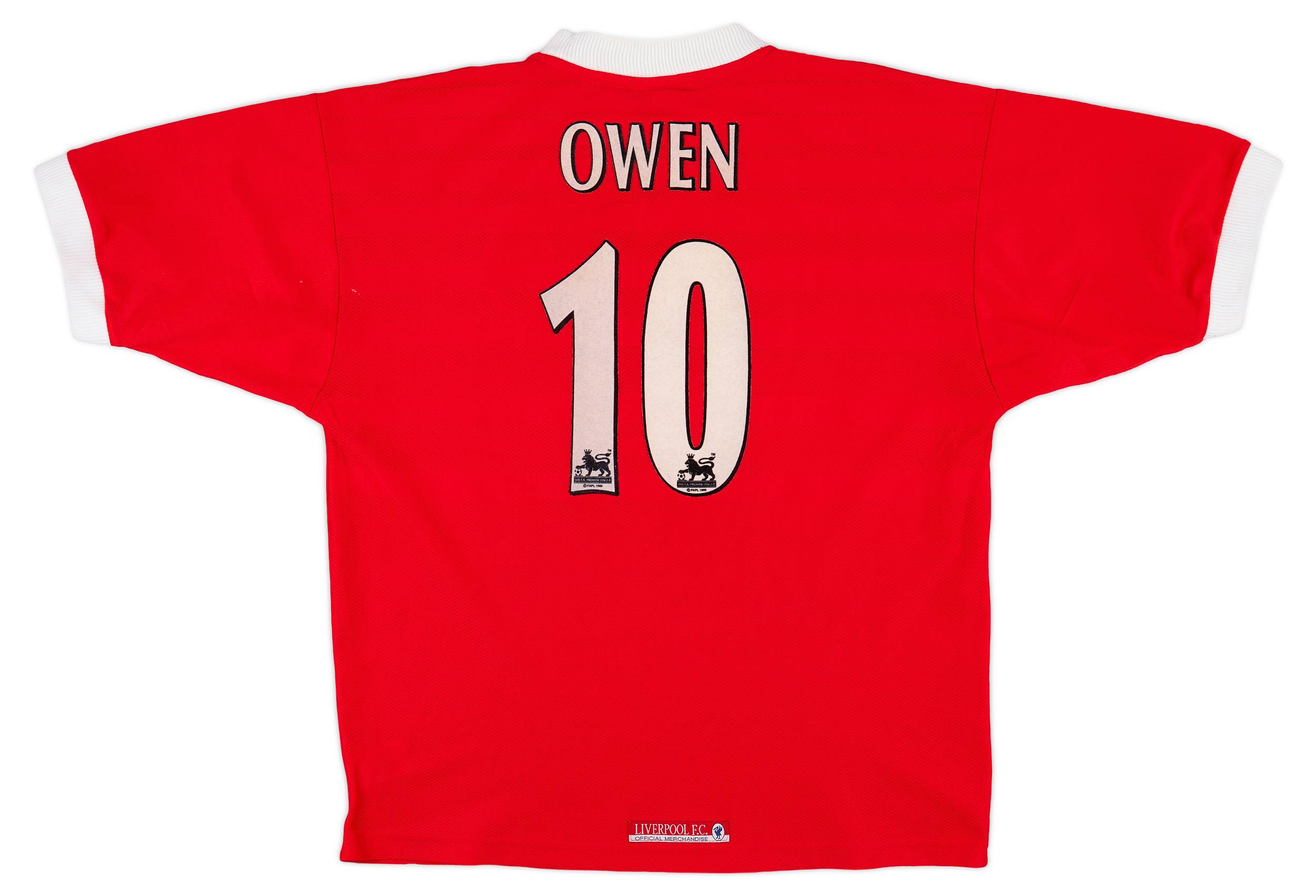 Liverpool jersey 1998 hot sale