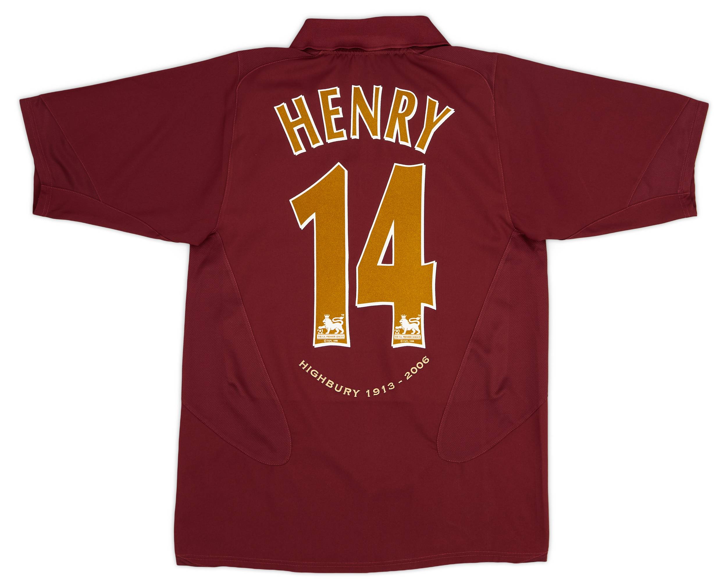2005 06 Arsenal Home Shirt Henry 14 Mint 10 10 S