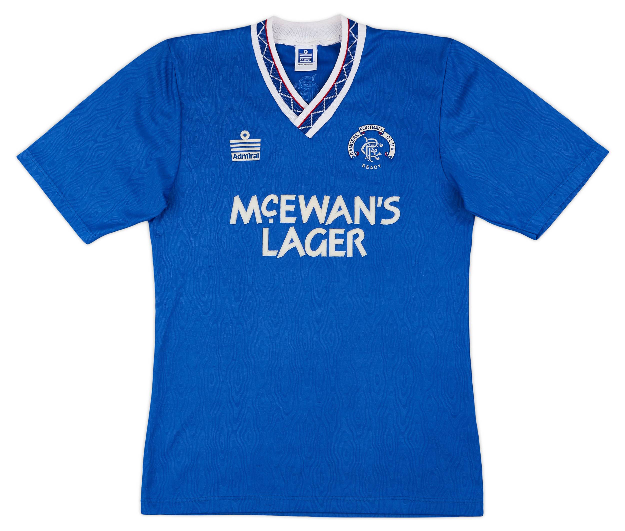 1990-92 Rangers Home Shirt - 8/10 - (S)